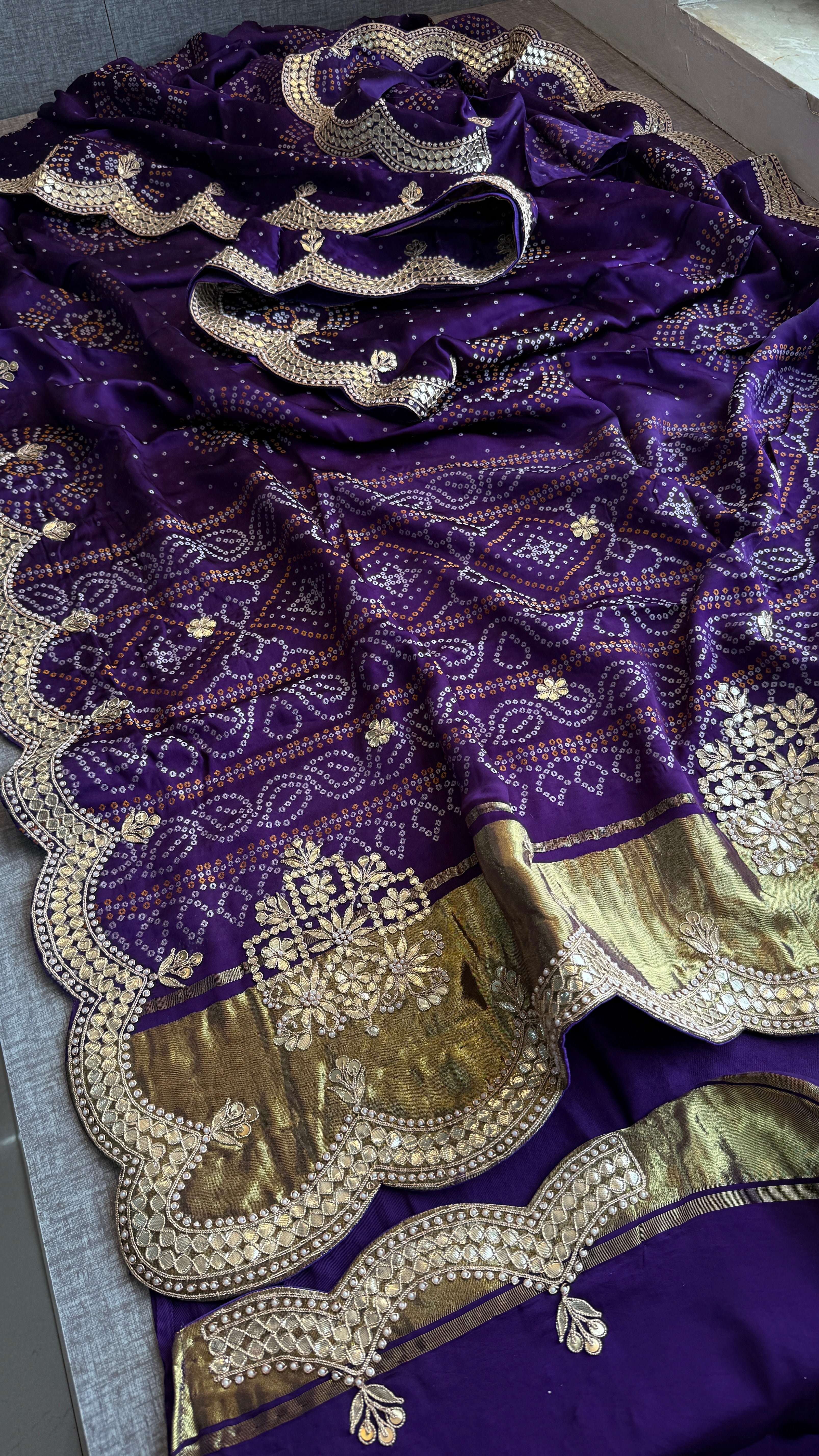 Modal Gajji Satin Silk
