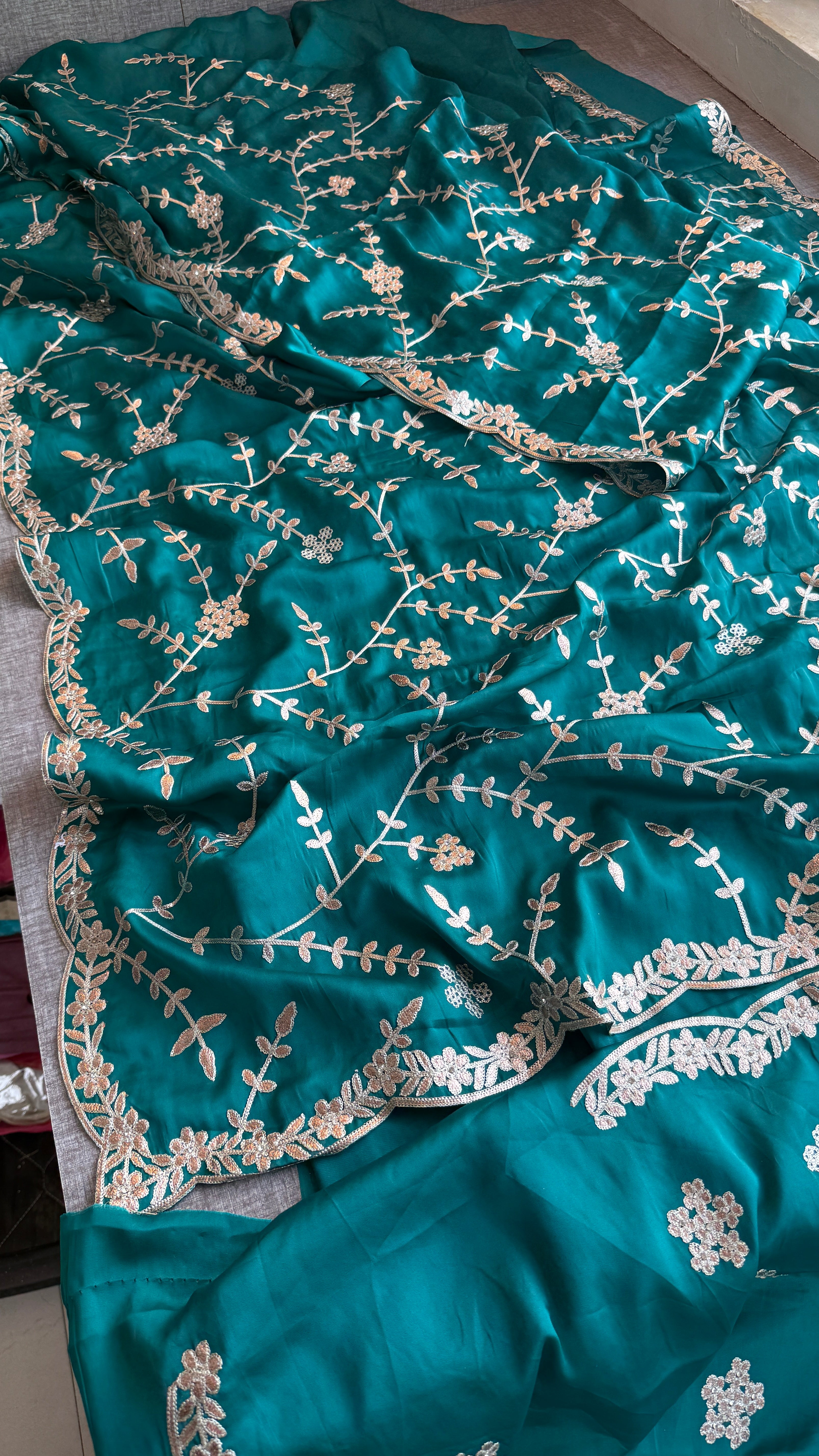 Pure Satin Silk Saree