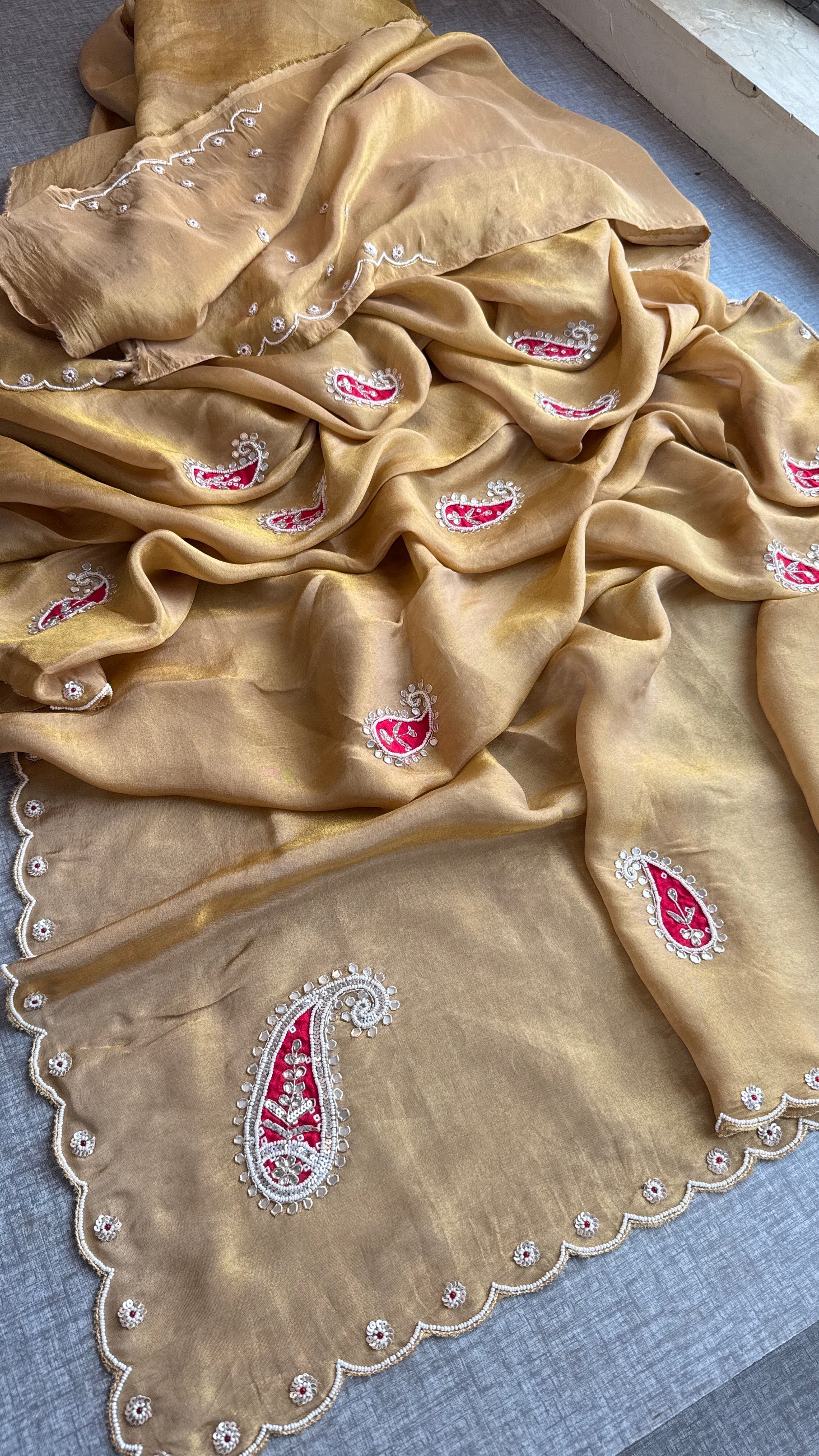 Ethereal Elegance in Cosmo Silk by Nimbari Jaipur