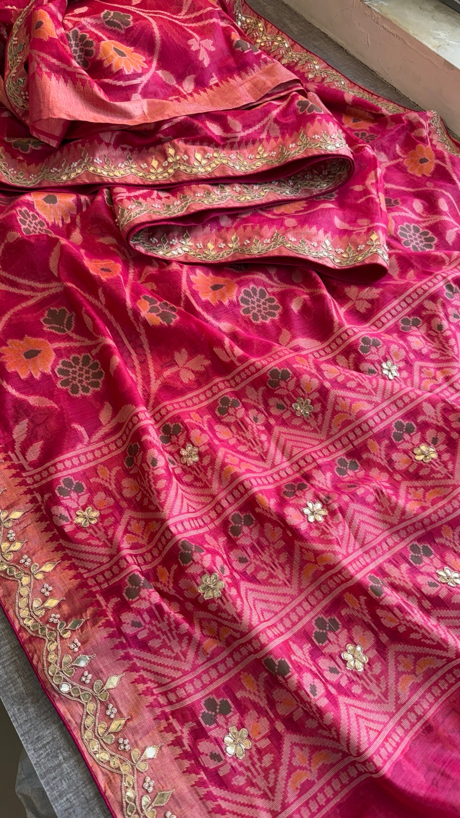 Patola Banarasi Weaving handwork Saree