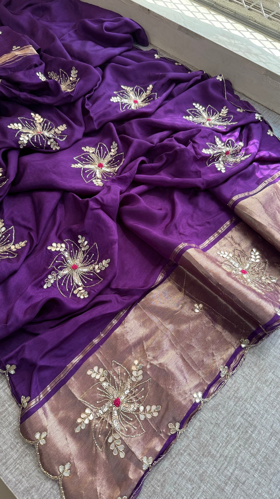 Pure munga silk Saree