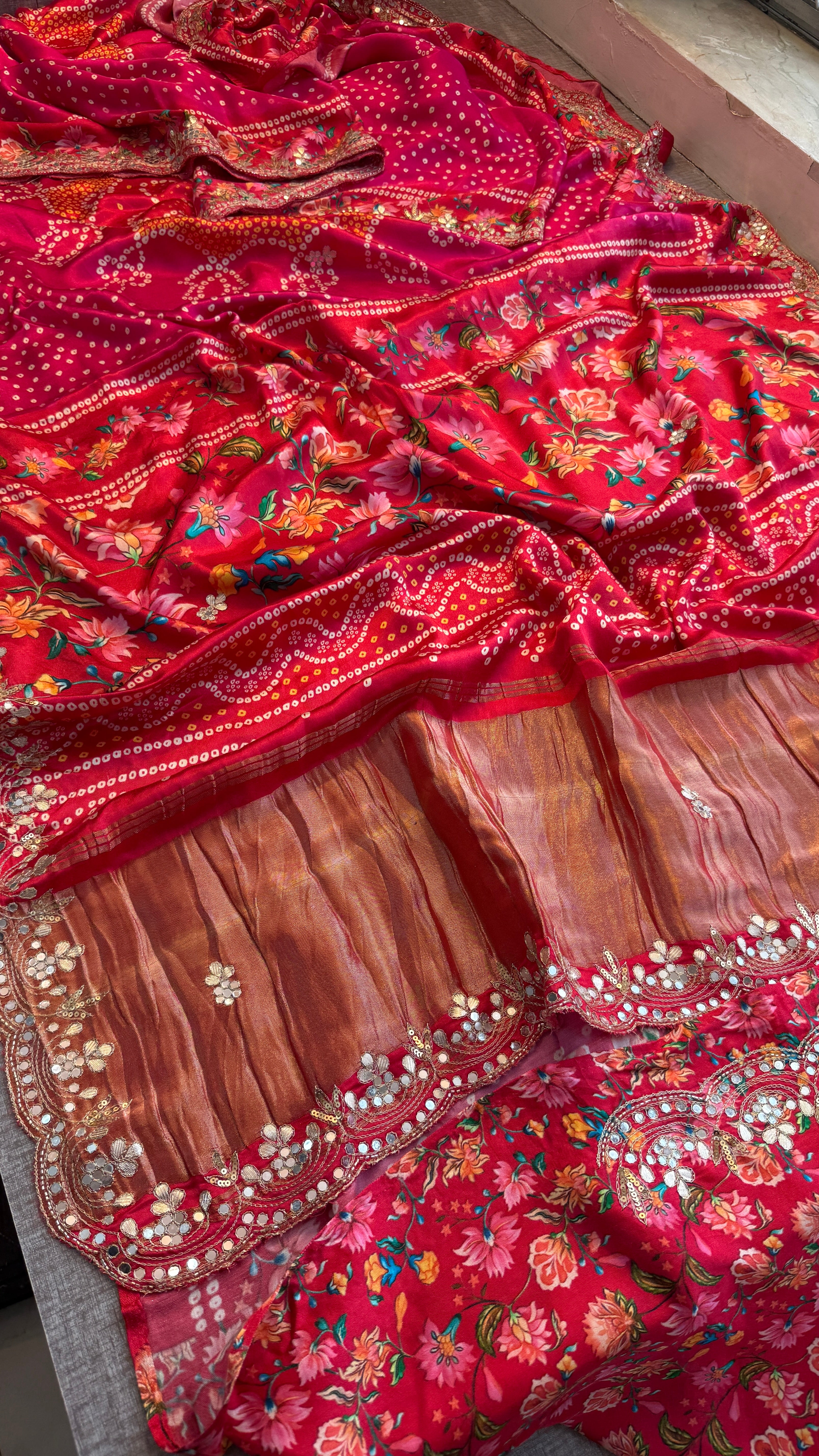Pure Gajji Silk Handwoven Saree
