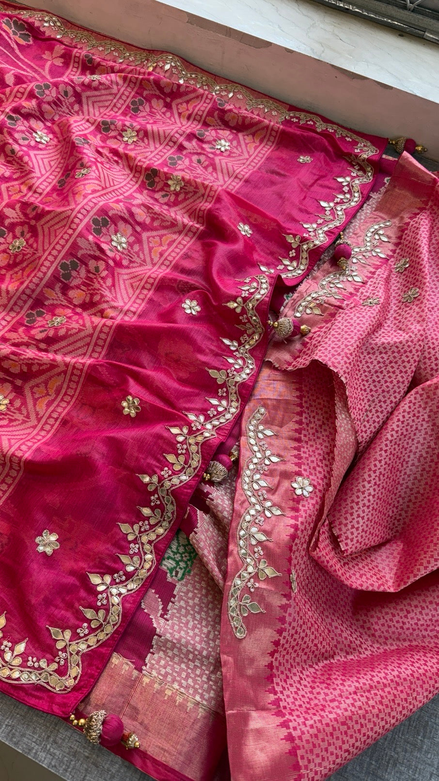 Patola Banarasi Weaving handwork Saree