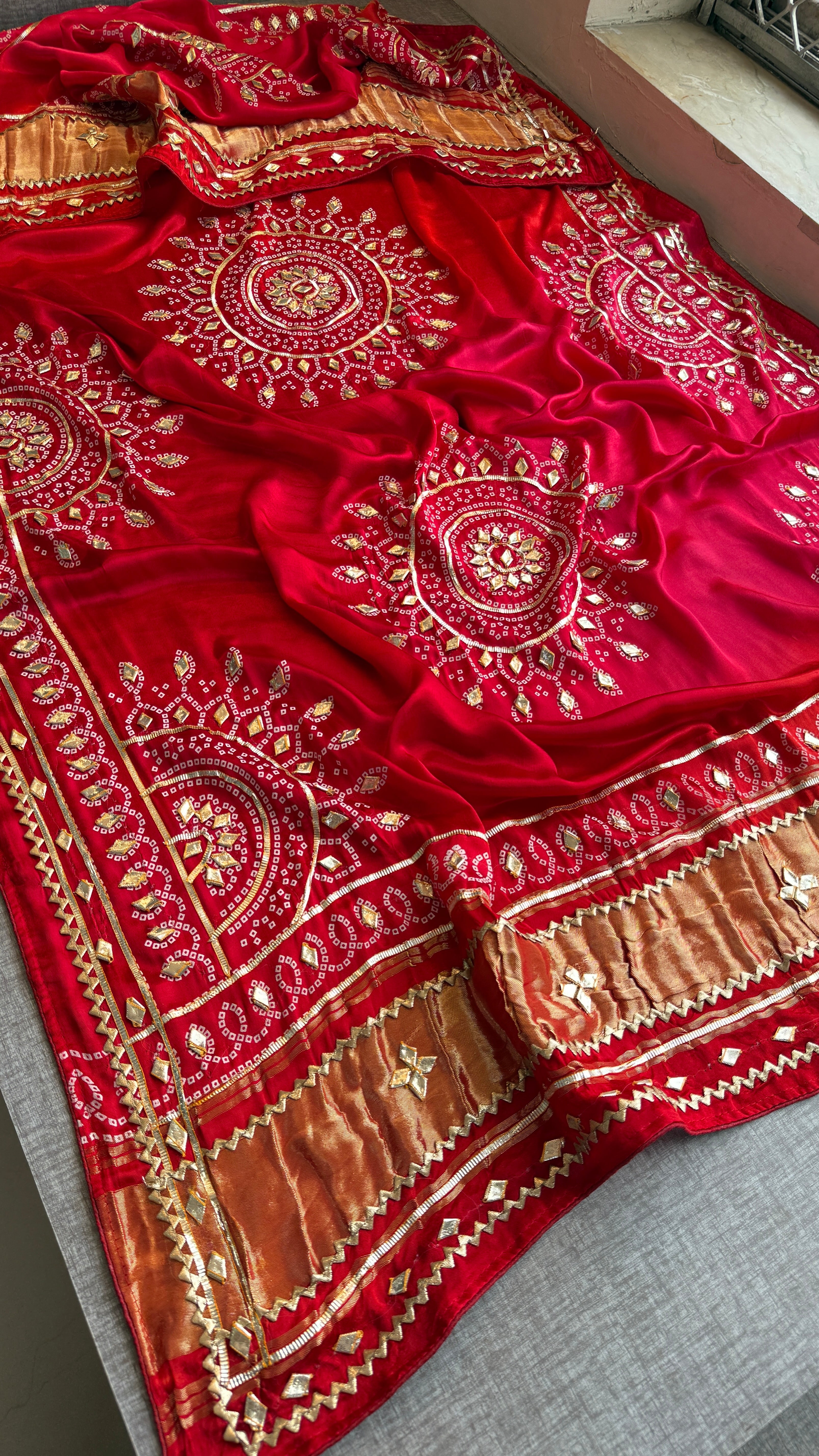 Pure Gajji Silk  Dupatta