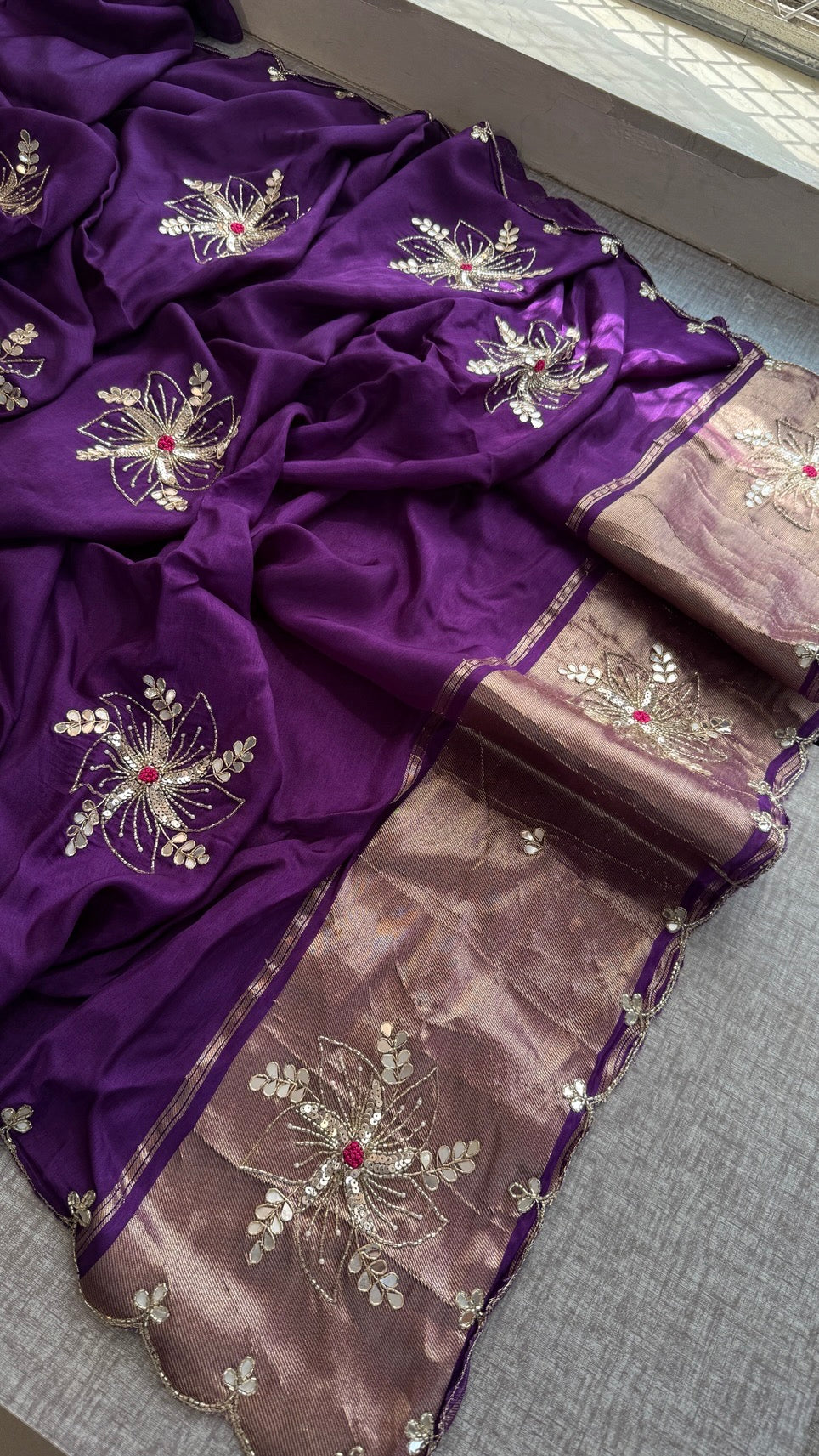 Pure munga silk Saree