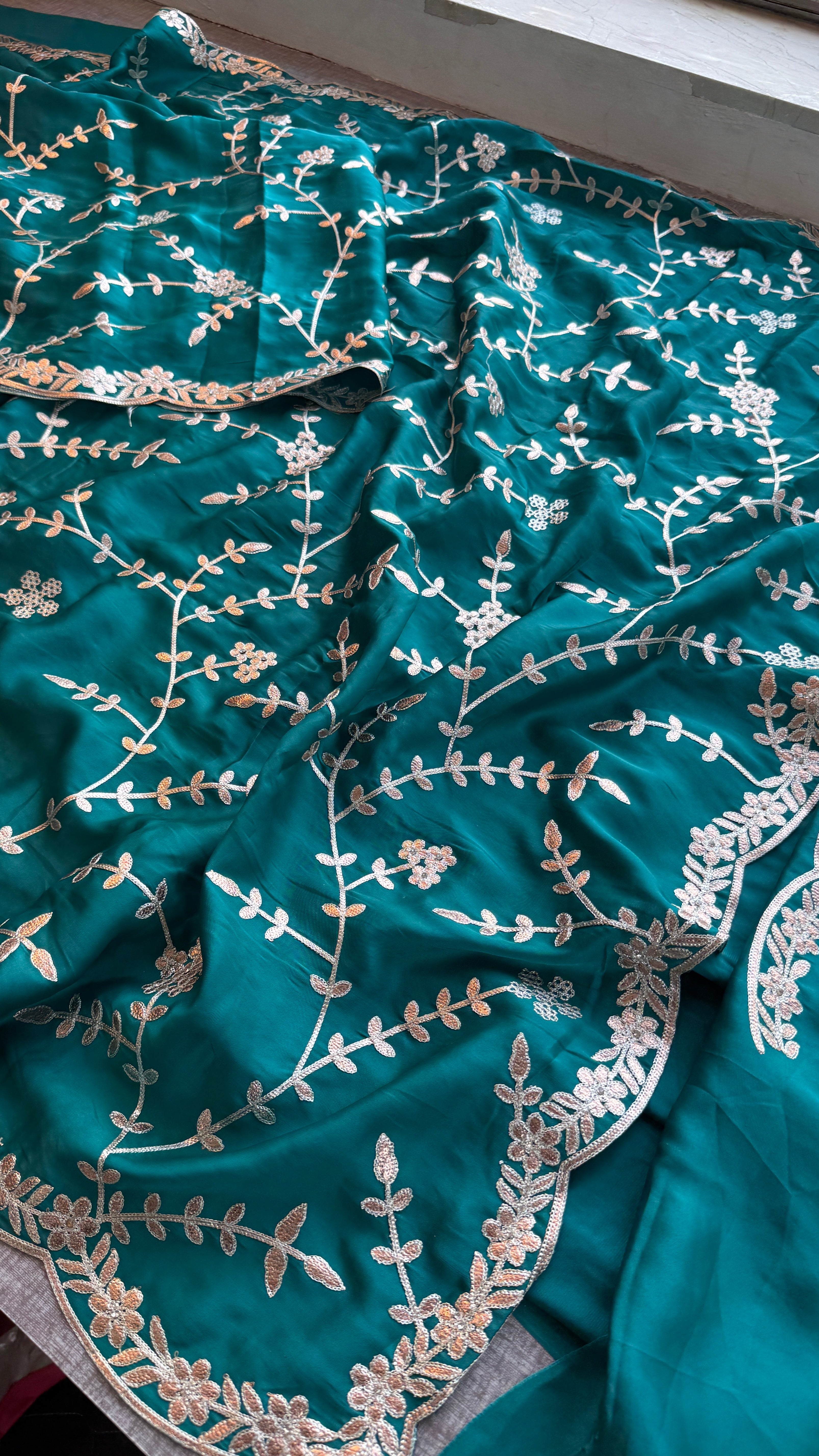 Pure Satin Silk Saree