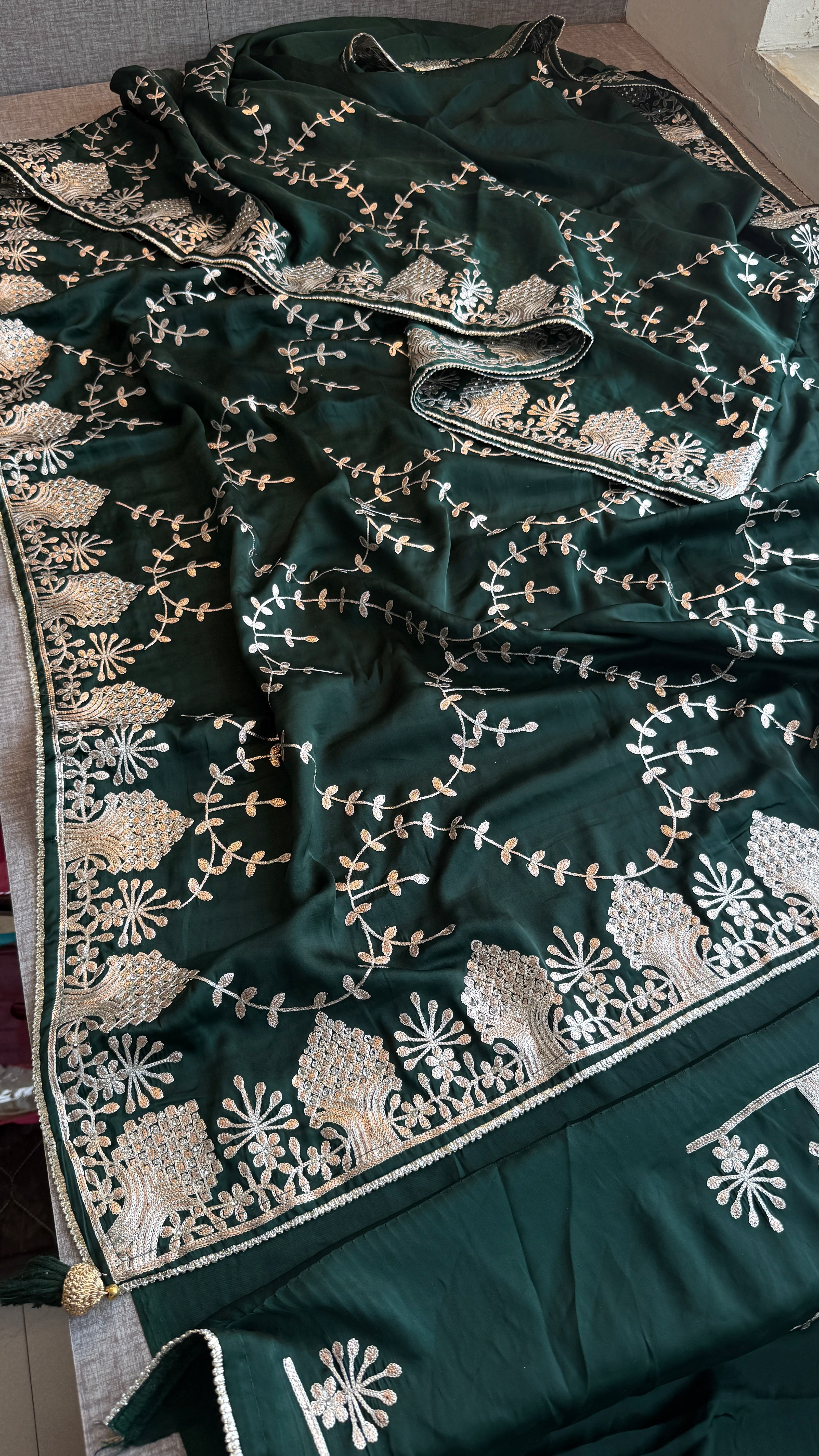 Pure Satin Silk Saree