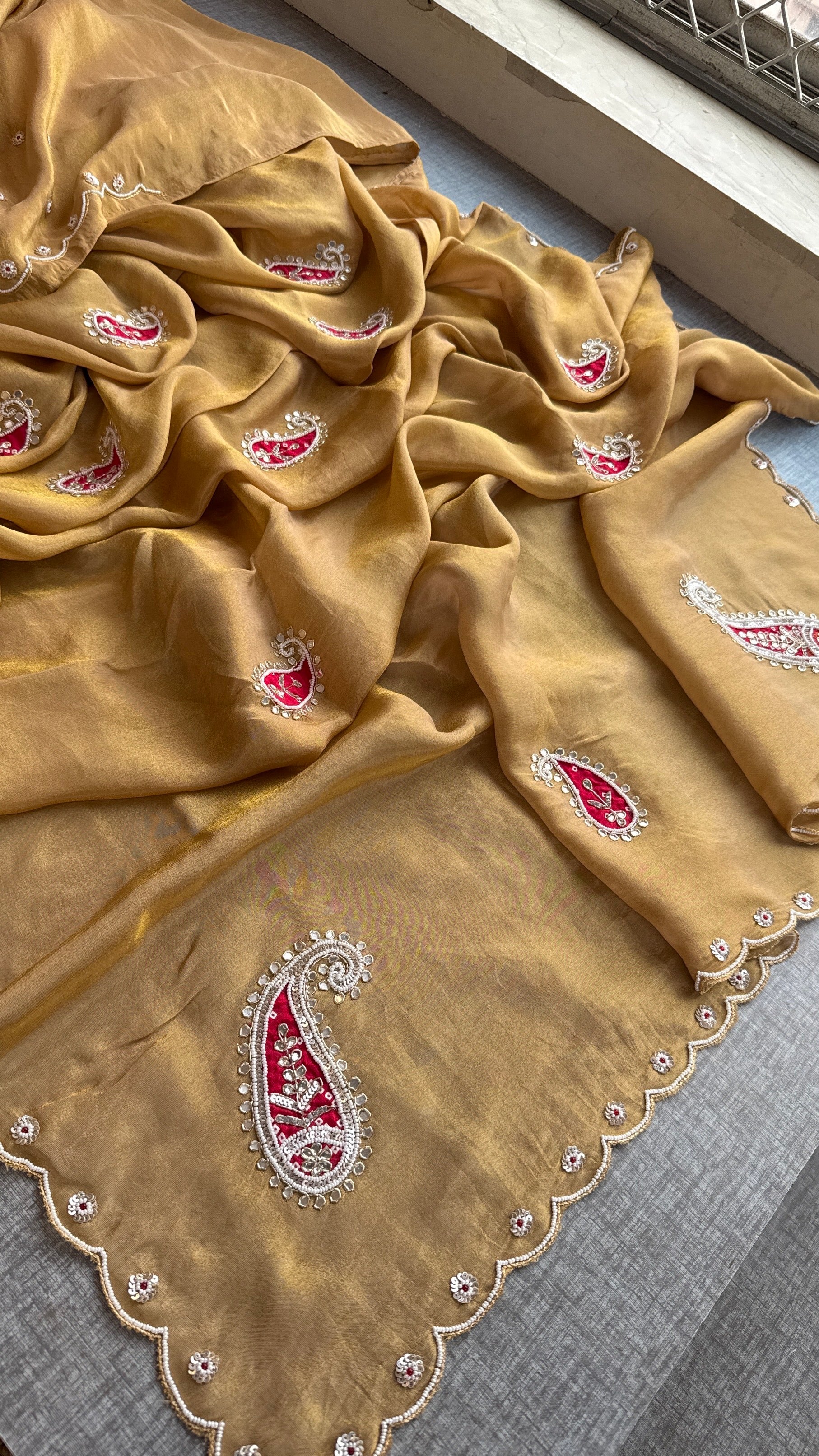 Ethereal Elegance in Cosmo Silk by Nimbari Jaipur