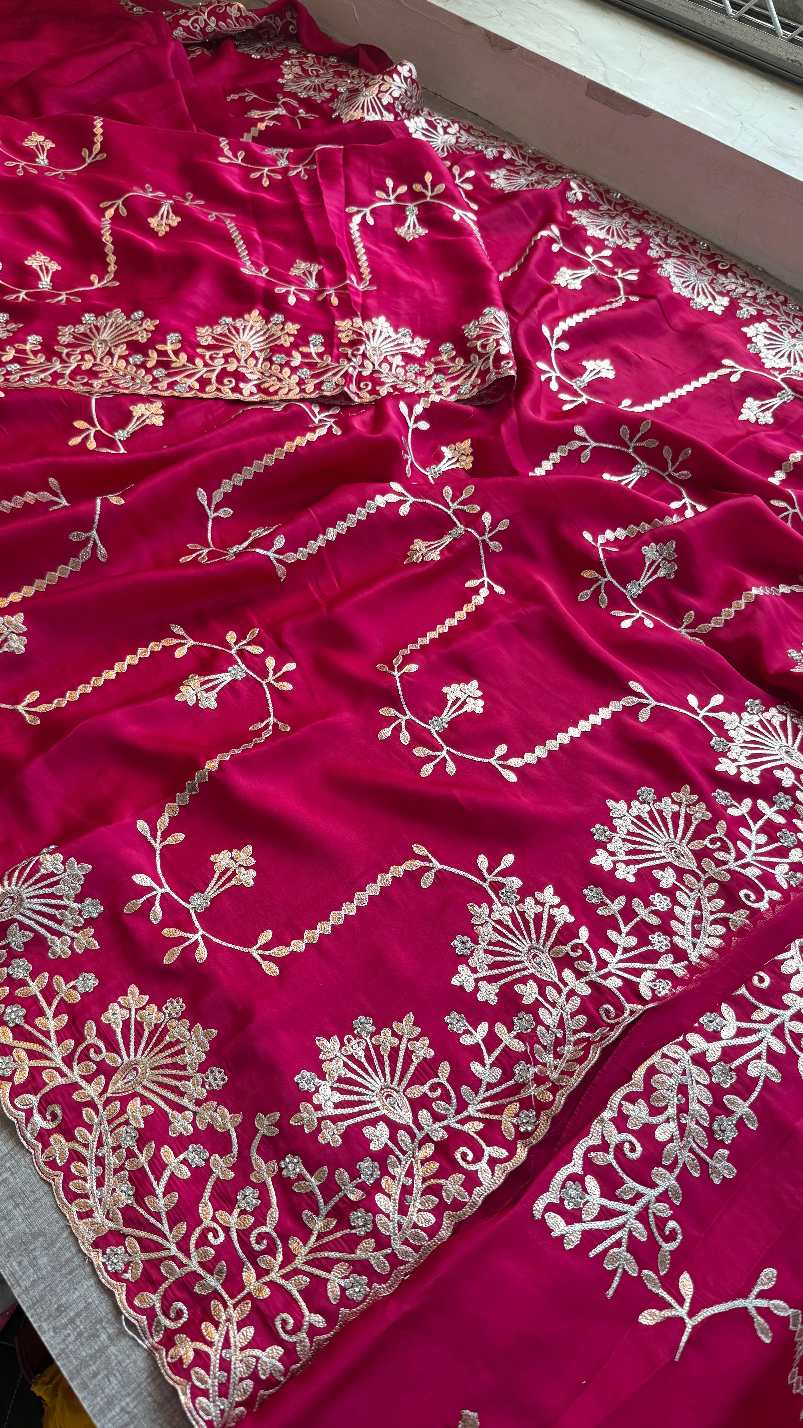 Pure Satin Silk Saree