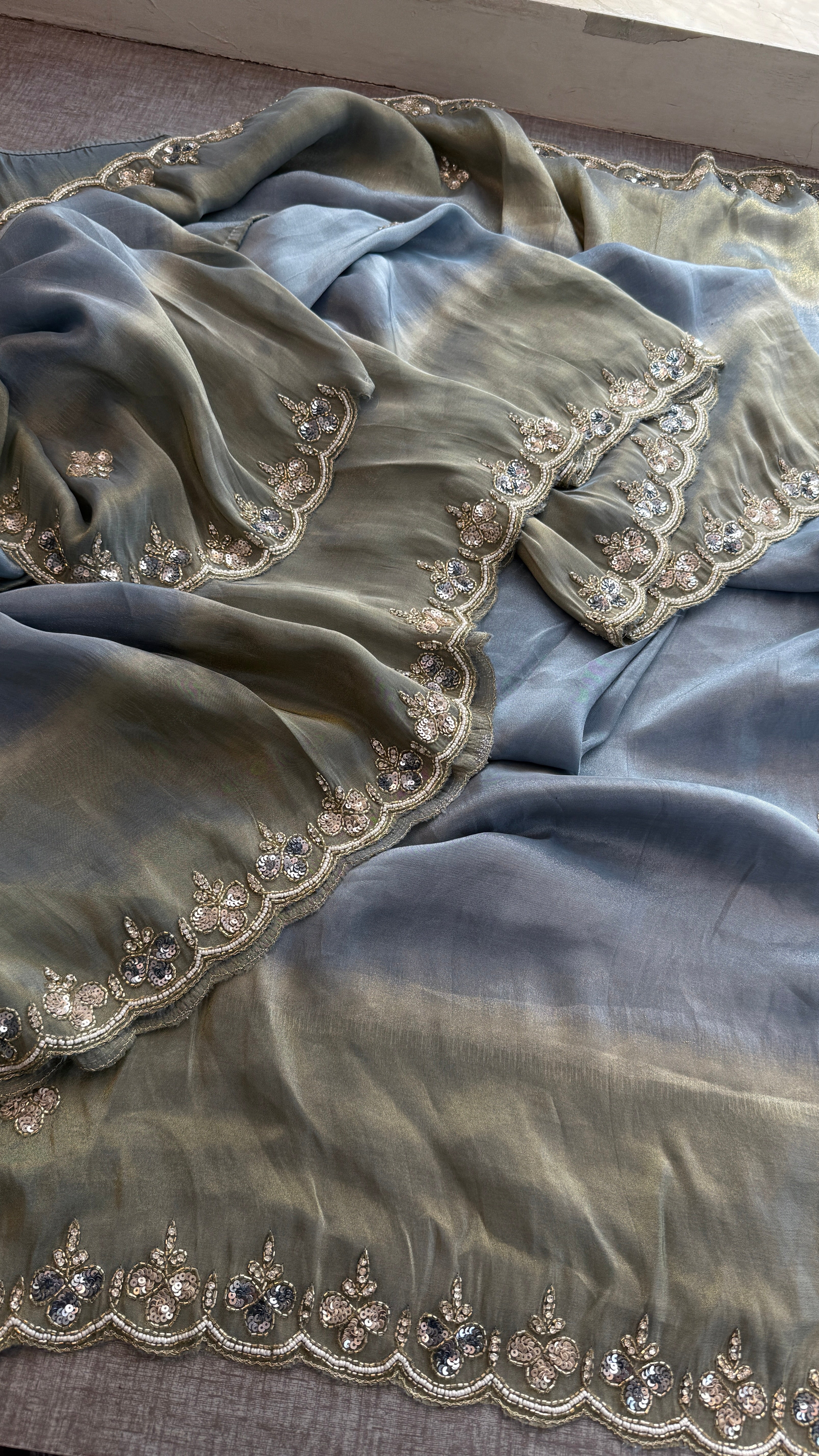 Soft Tissue Cosmo silk saree