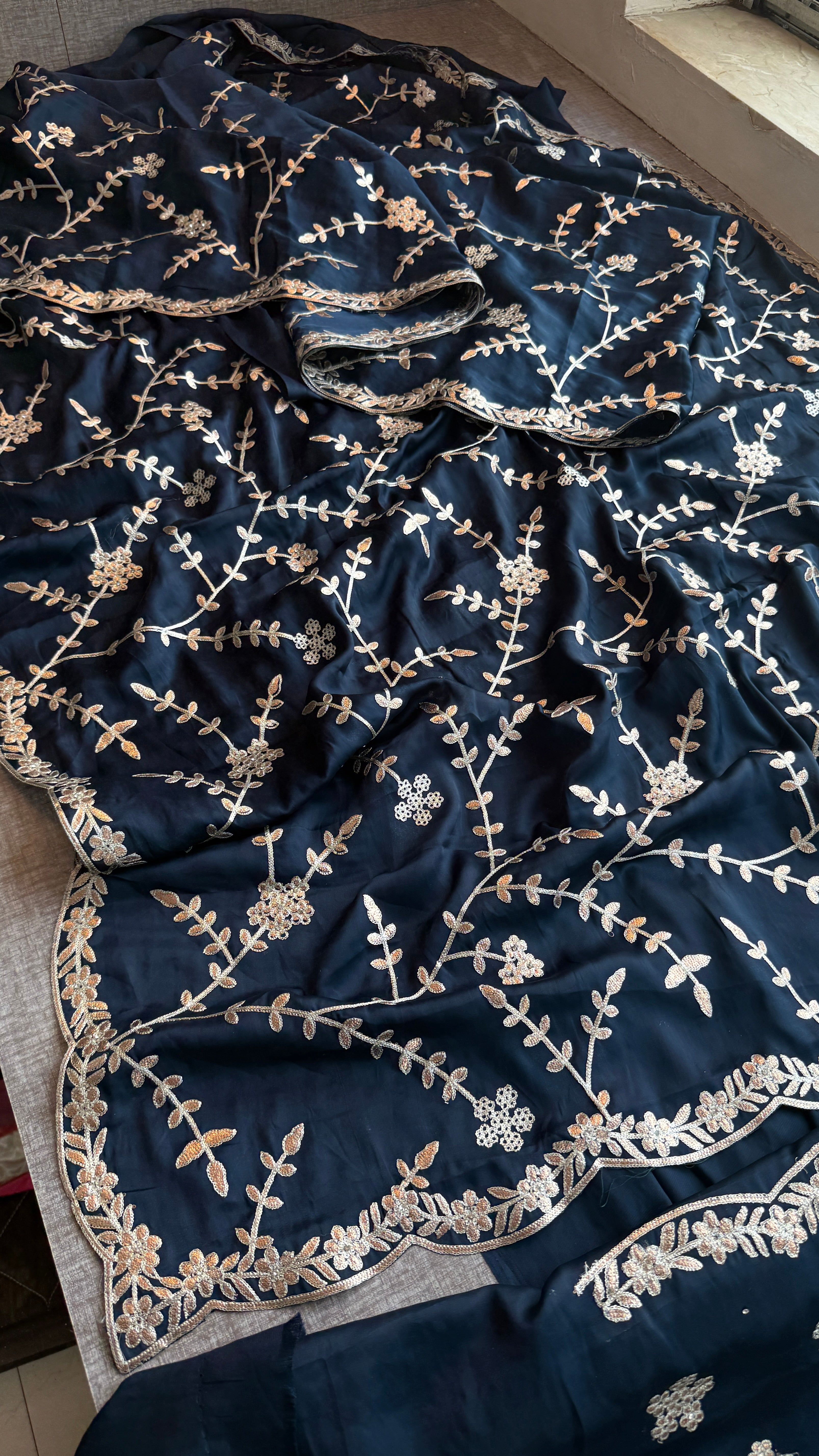 Pure Satin Silk Saree