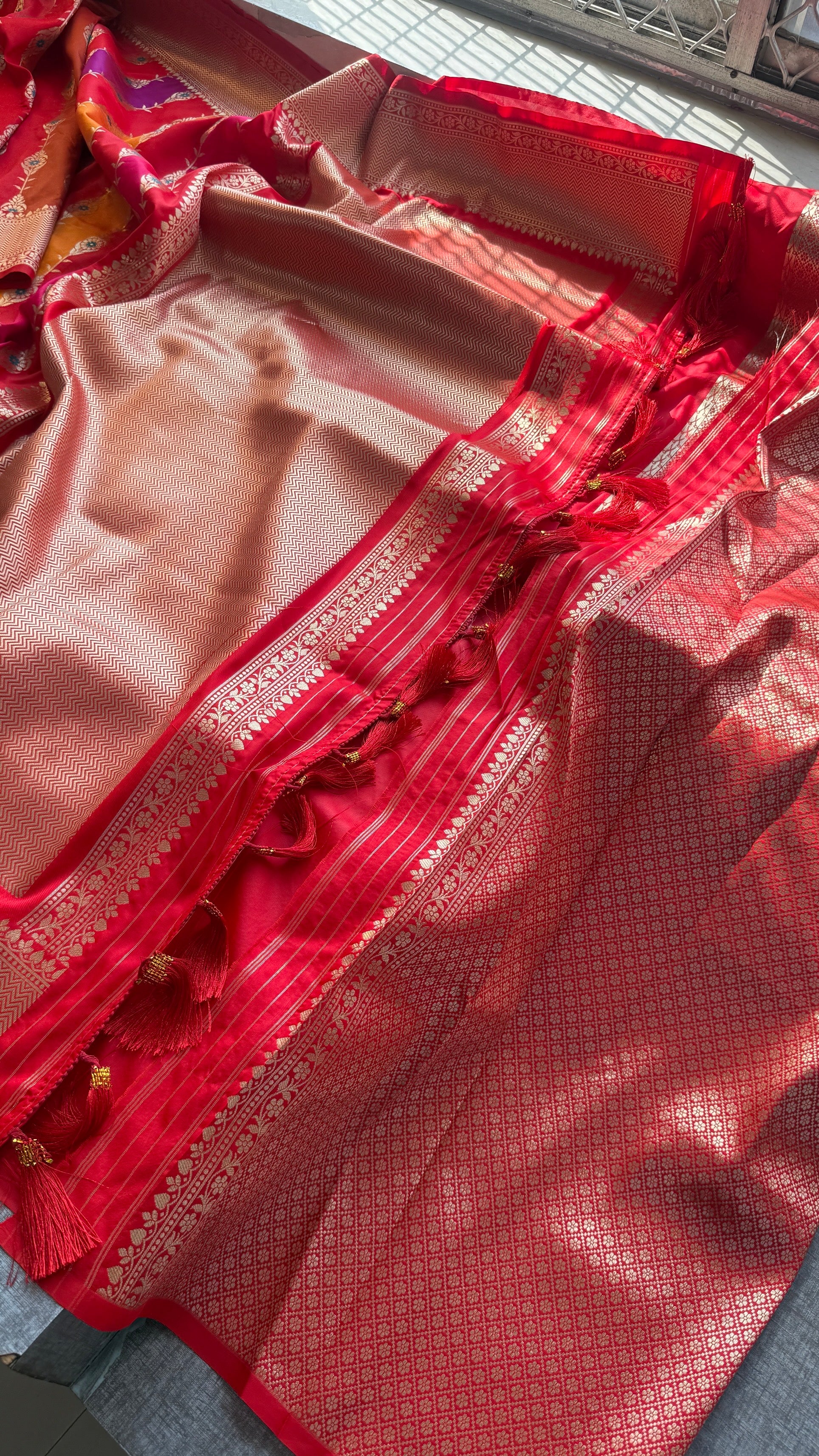 Soft Munga Silk Meena Banarasi Weaving Saree – Classic Royal Banarasi Elegance