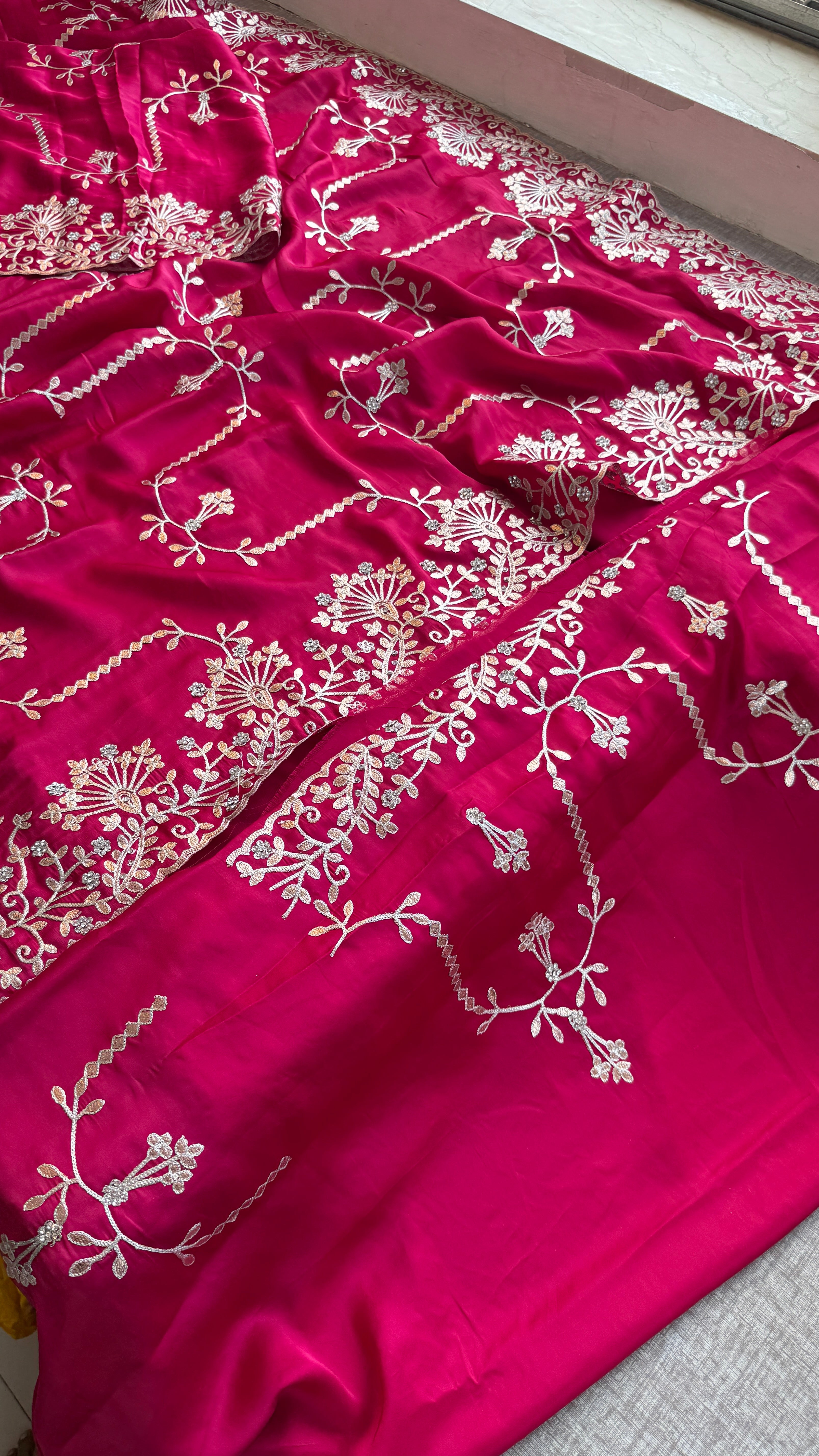 Pure Satin Silk Saree