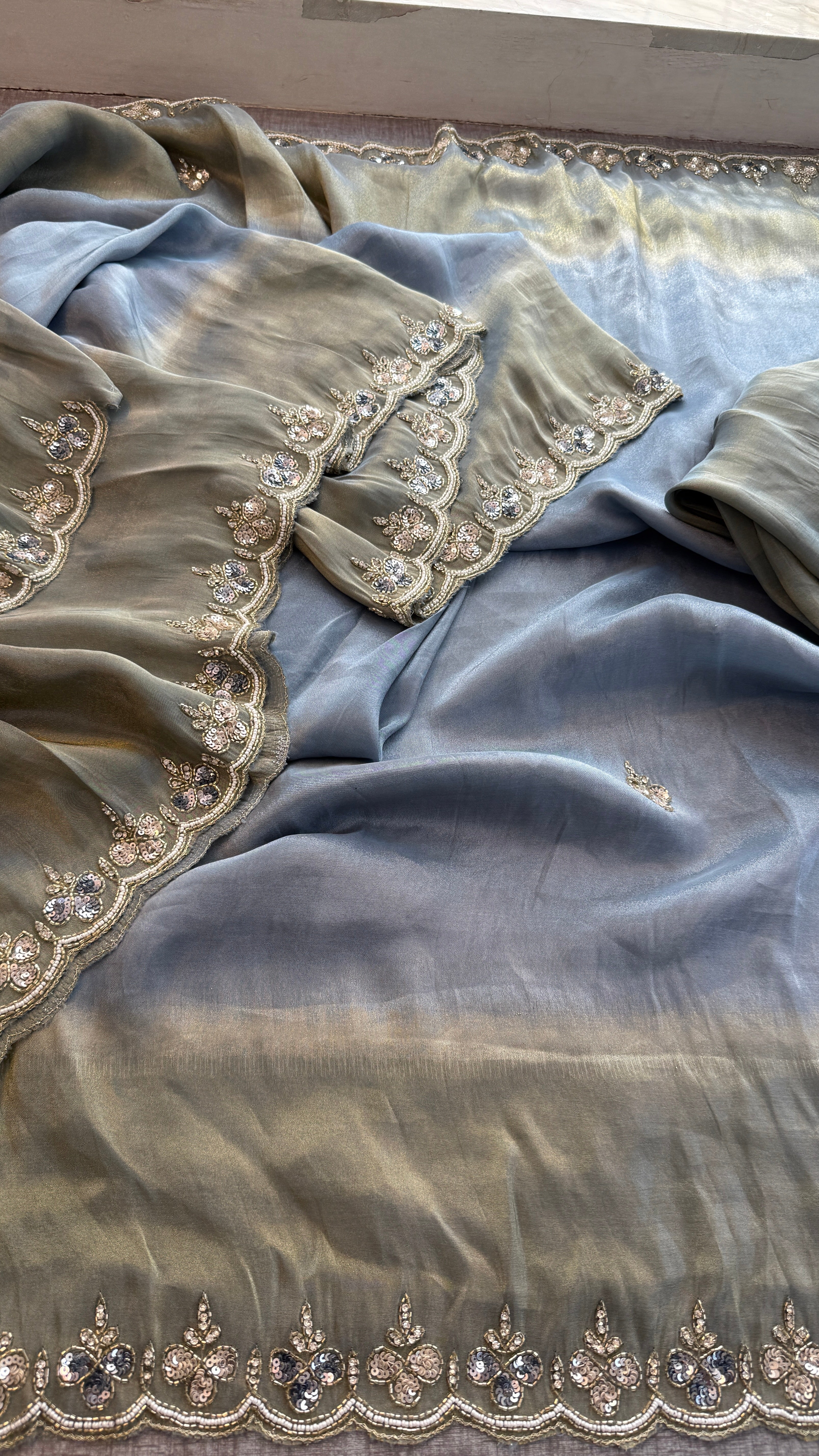 Soft Tissue Cosmo silk saree