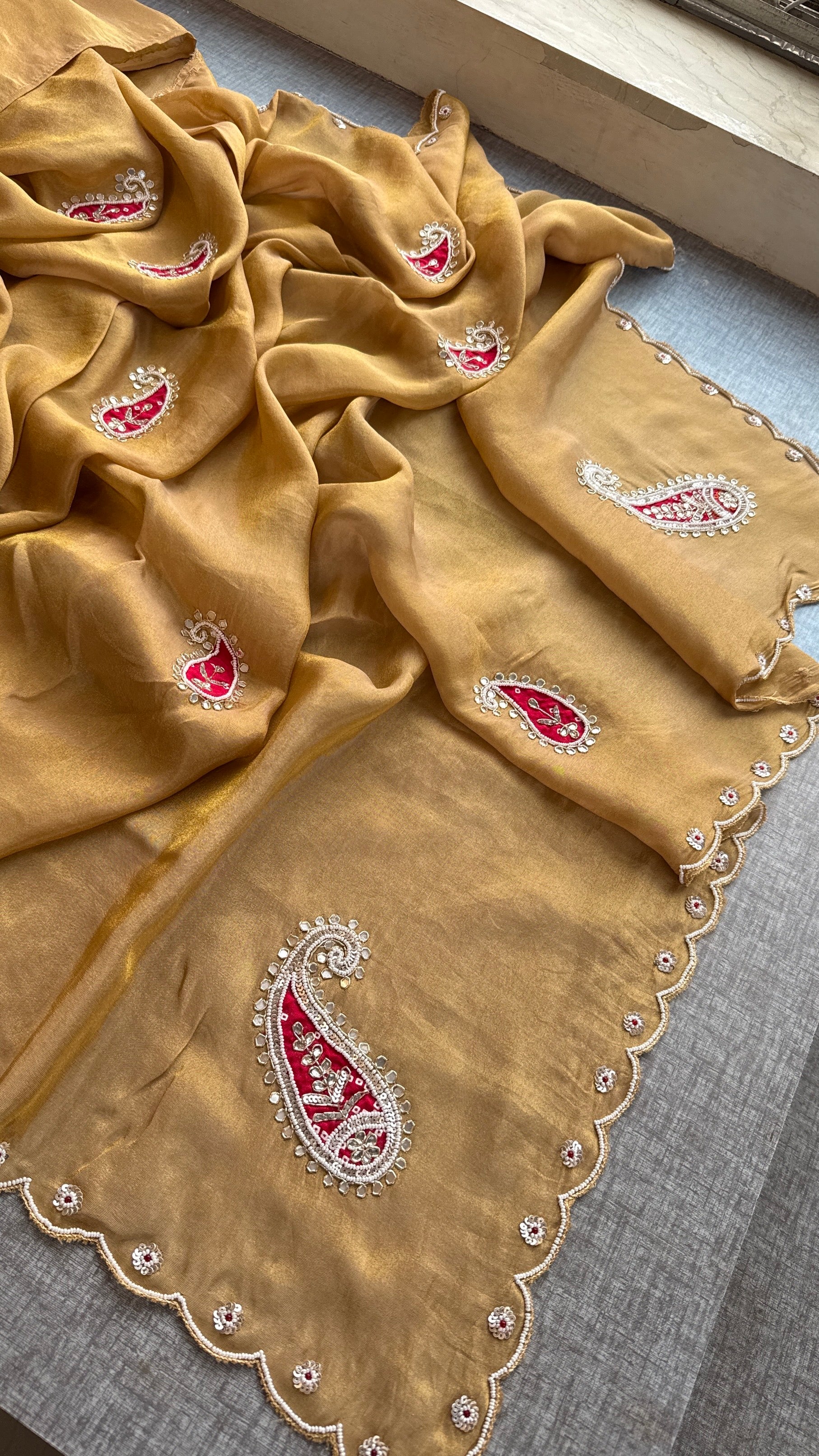 Ethereal Elegance in Cosmo Silk by Nimbari Jaipur