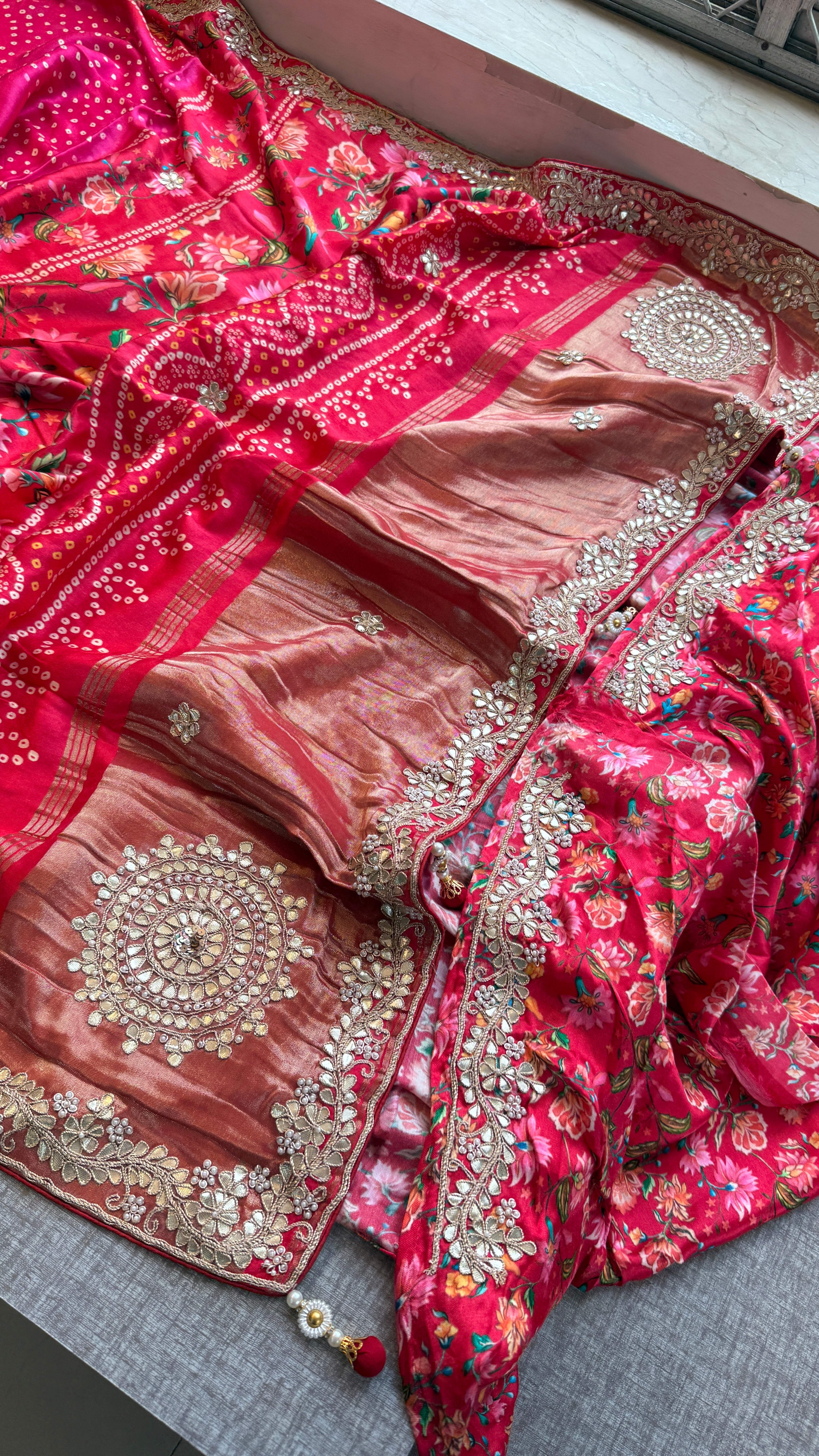 Pure Gajji silk Banarasi Weaving