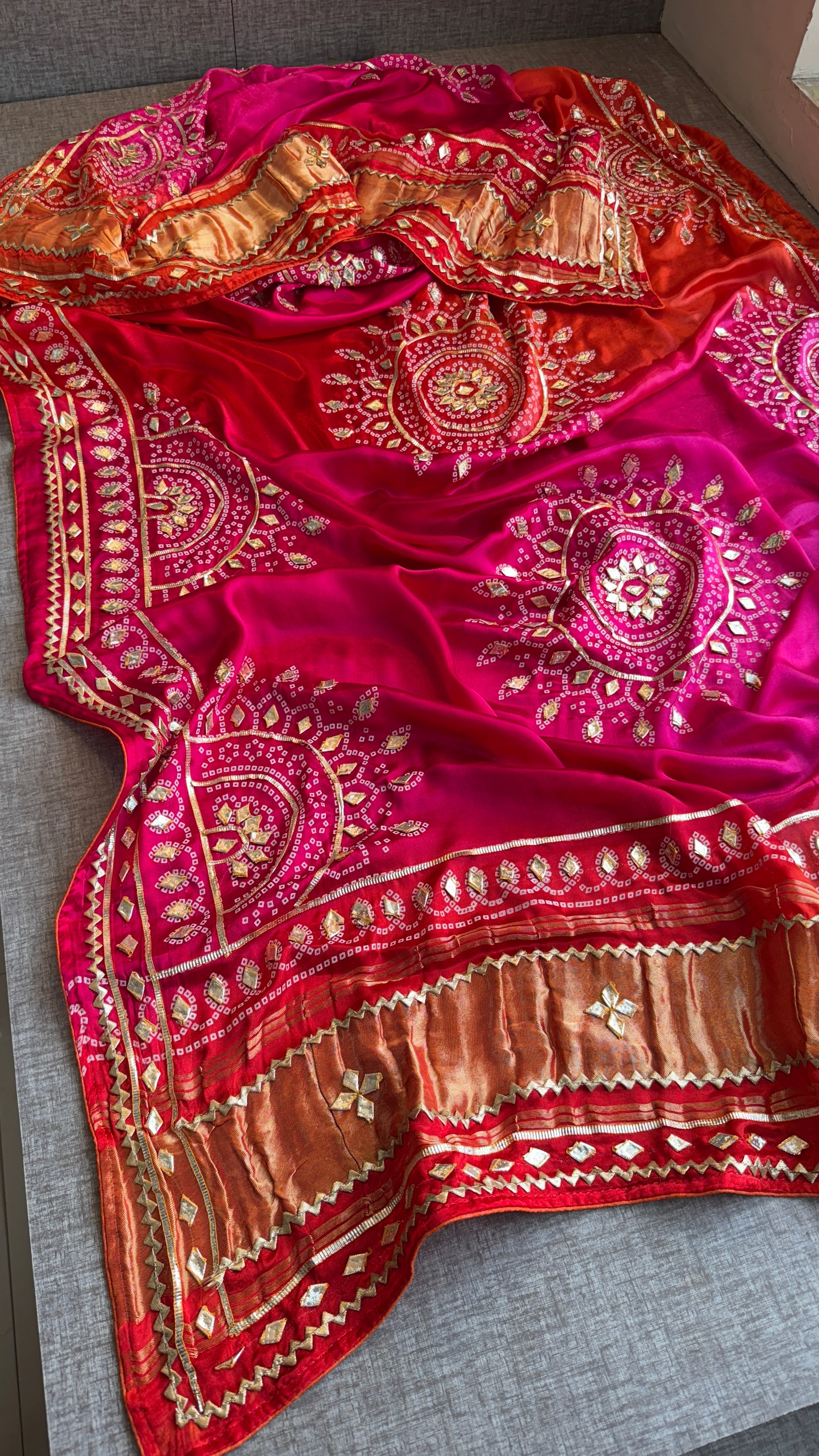 Pure Gajji Silk  Dupatta