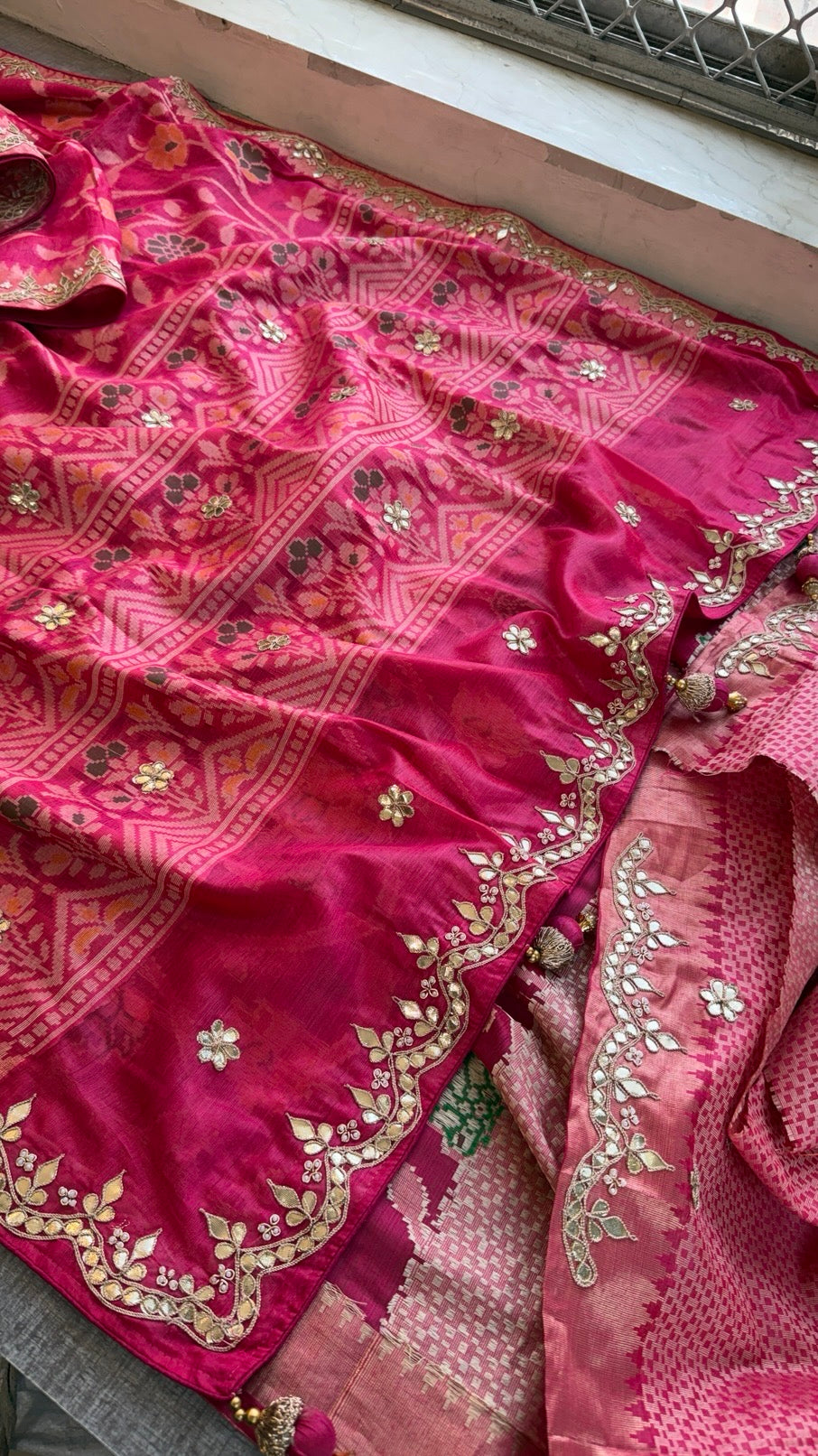 Patola Banarasi Weaving handwork Saree