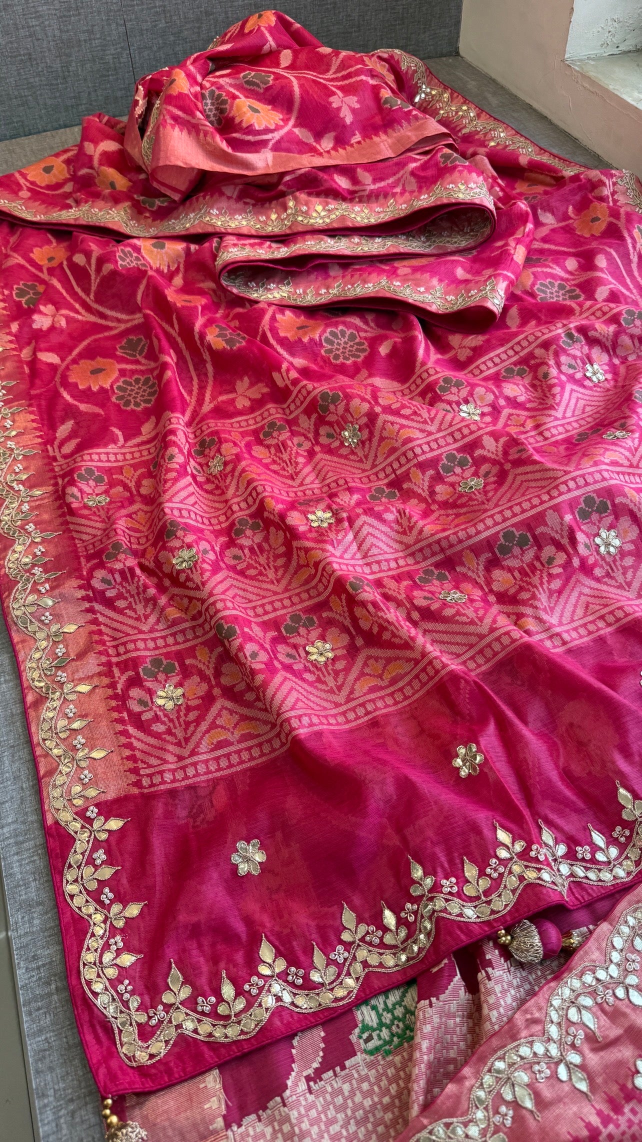 Patola Banarasi Weaving handwork Saree