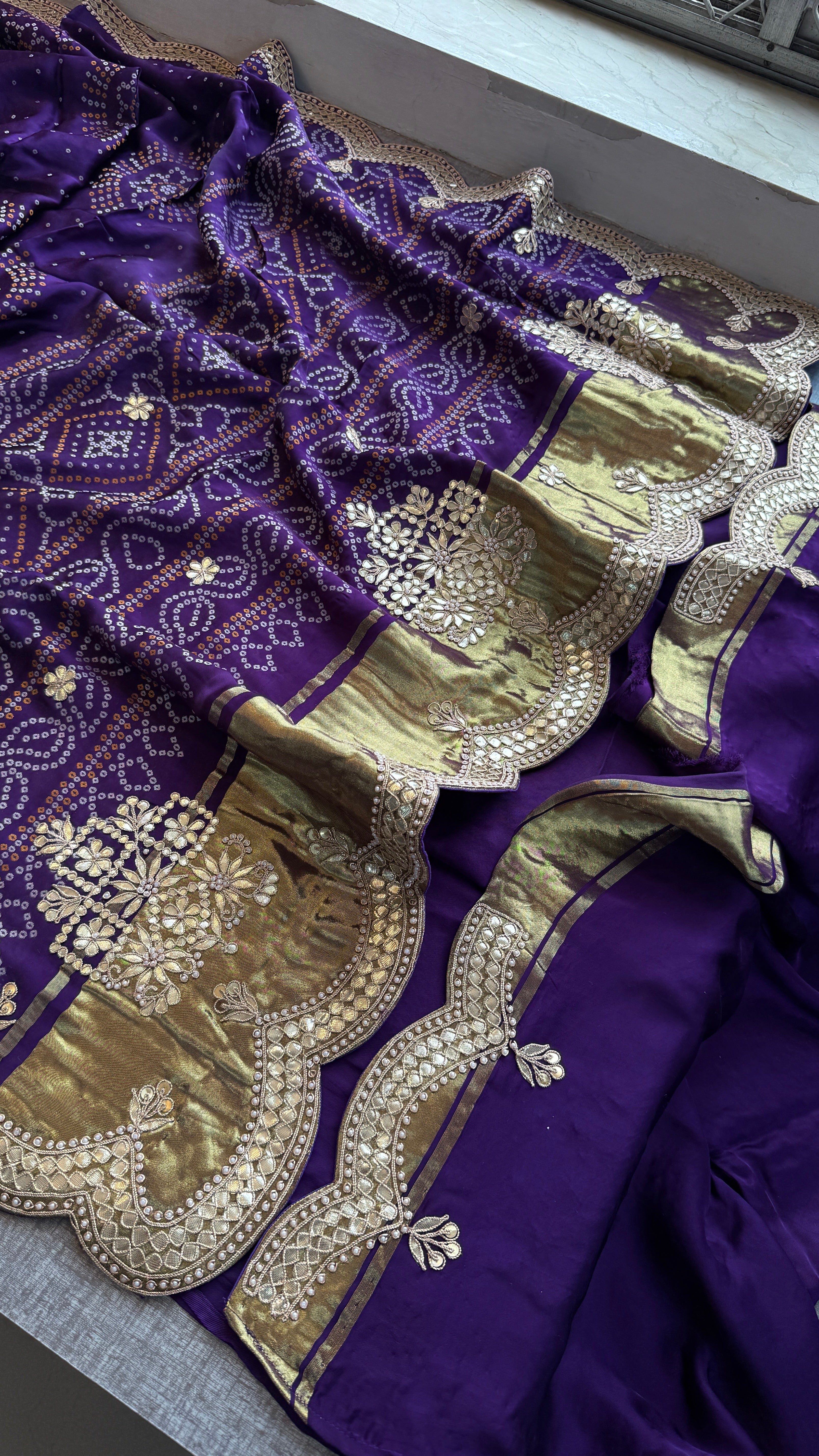 Modal Gajji Satin Silk
