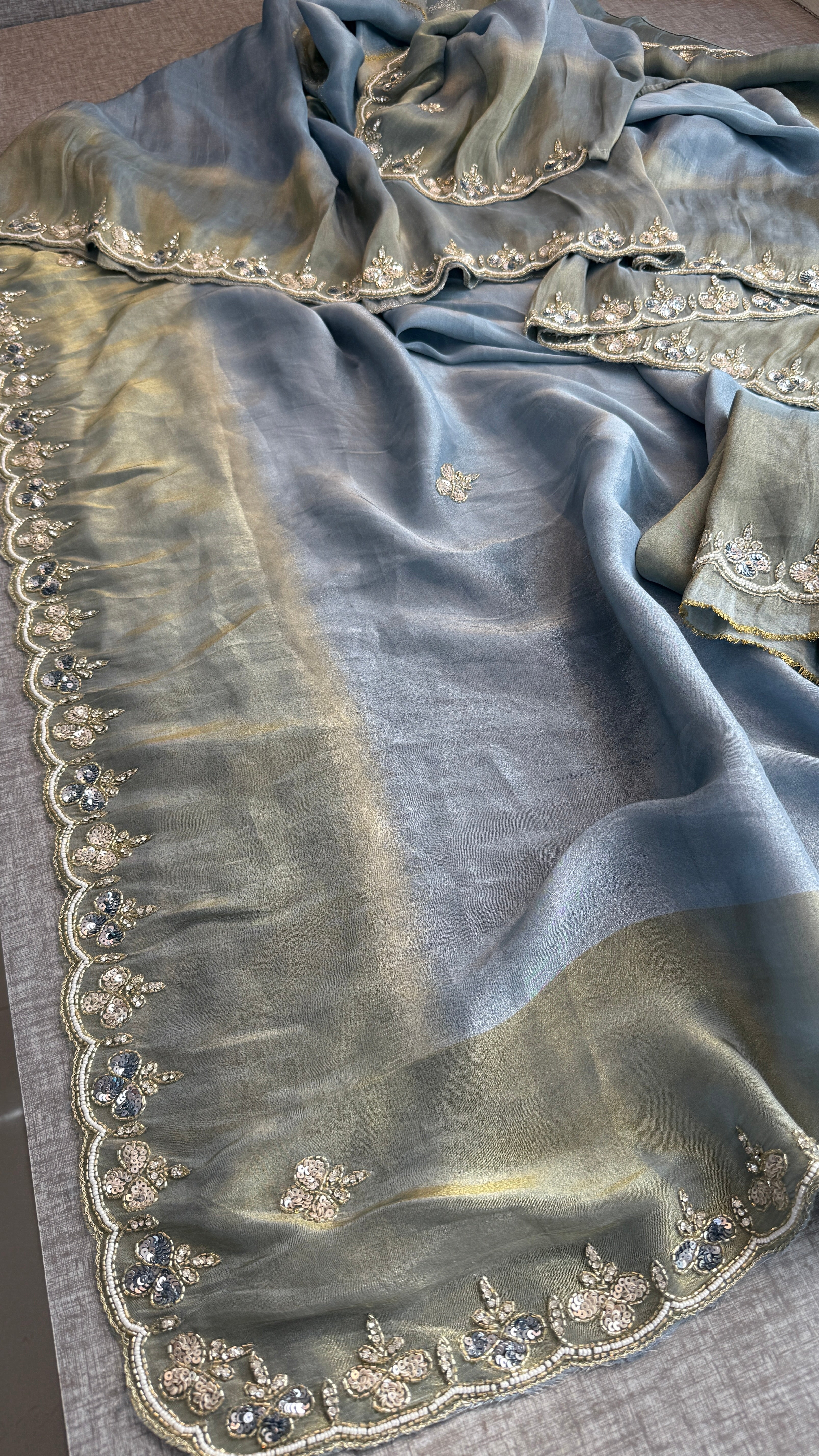 Soft Tissue Cosmo silk saree