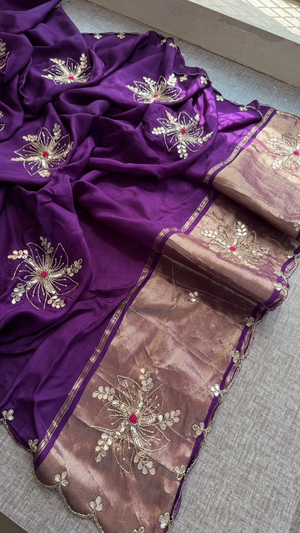 Pure munga silk Saree
