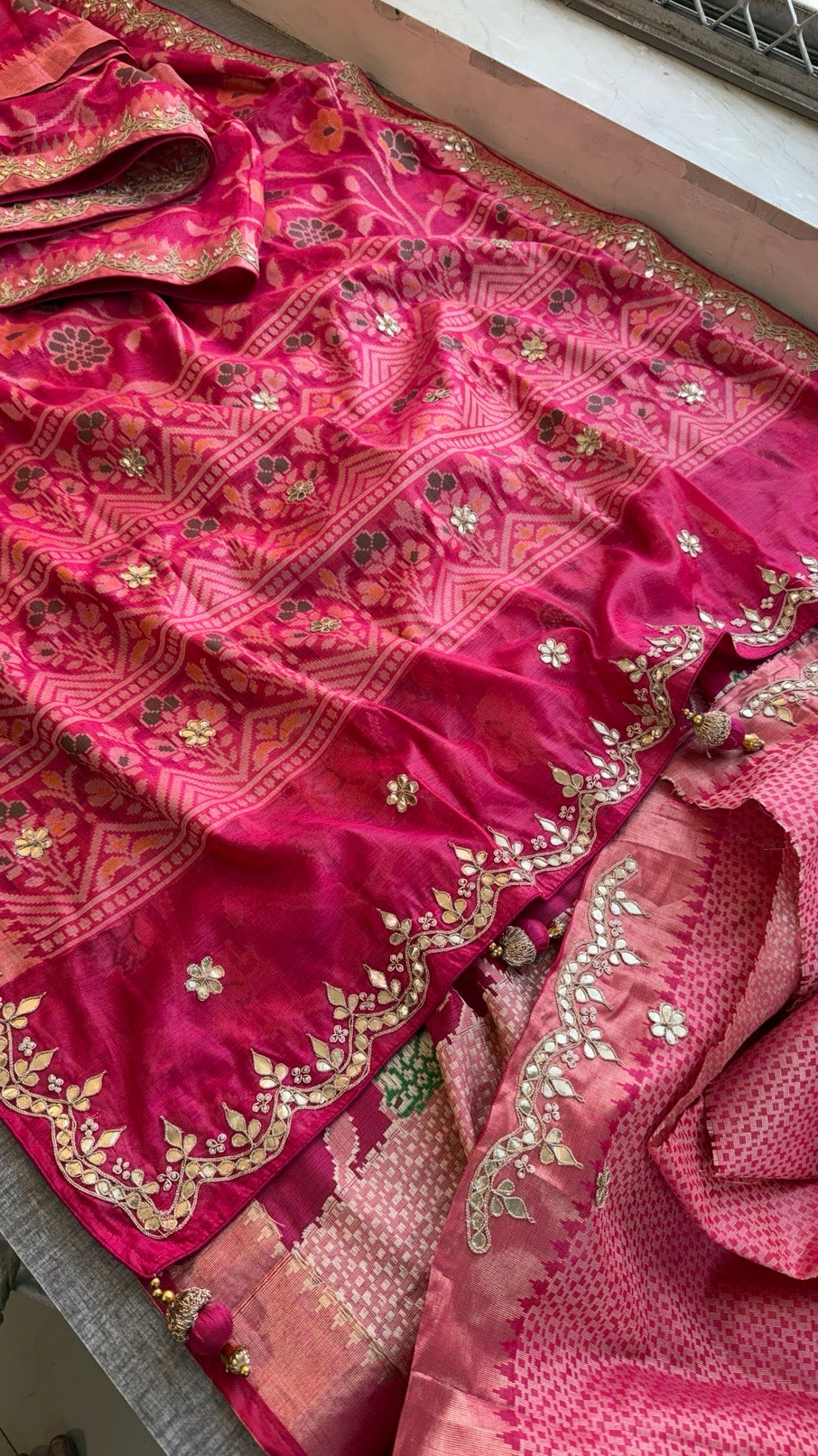 Patola Banarasi Weaving handwork Saree