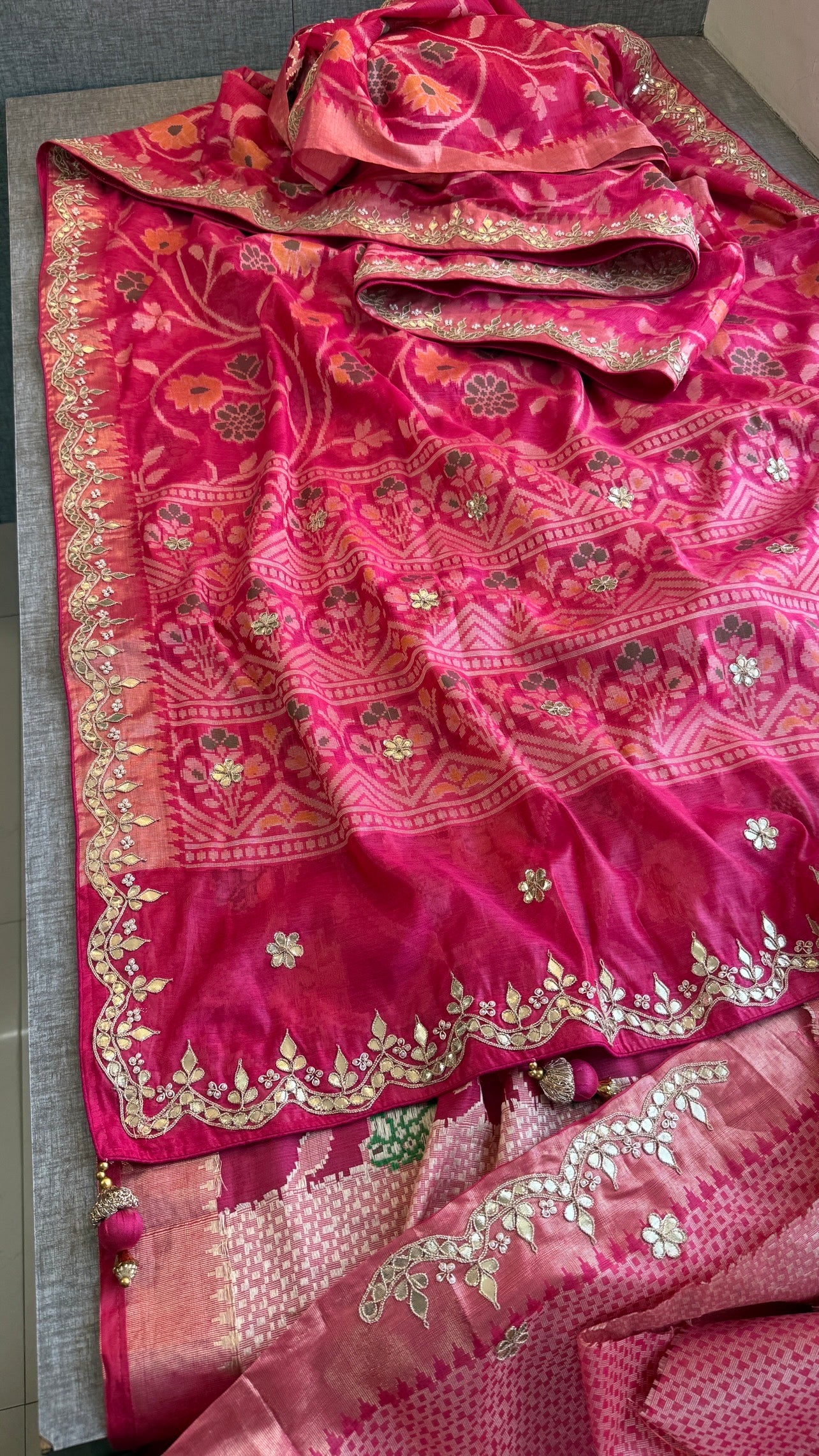 Patola Banarasi Weaving handwork Saree