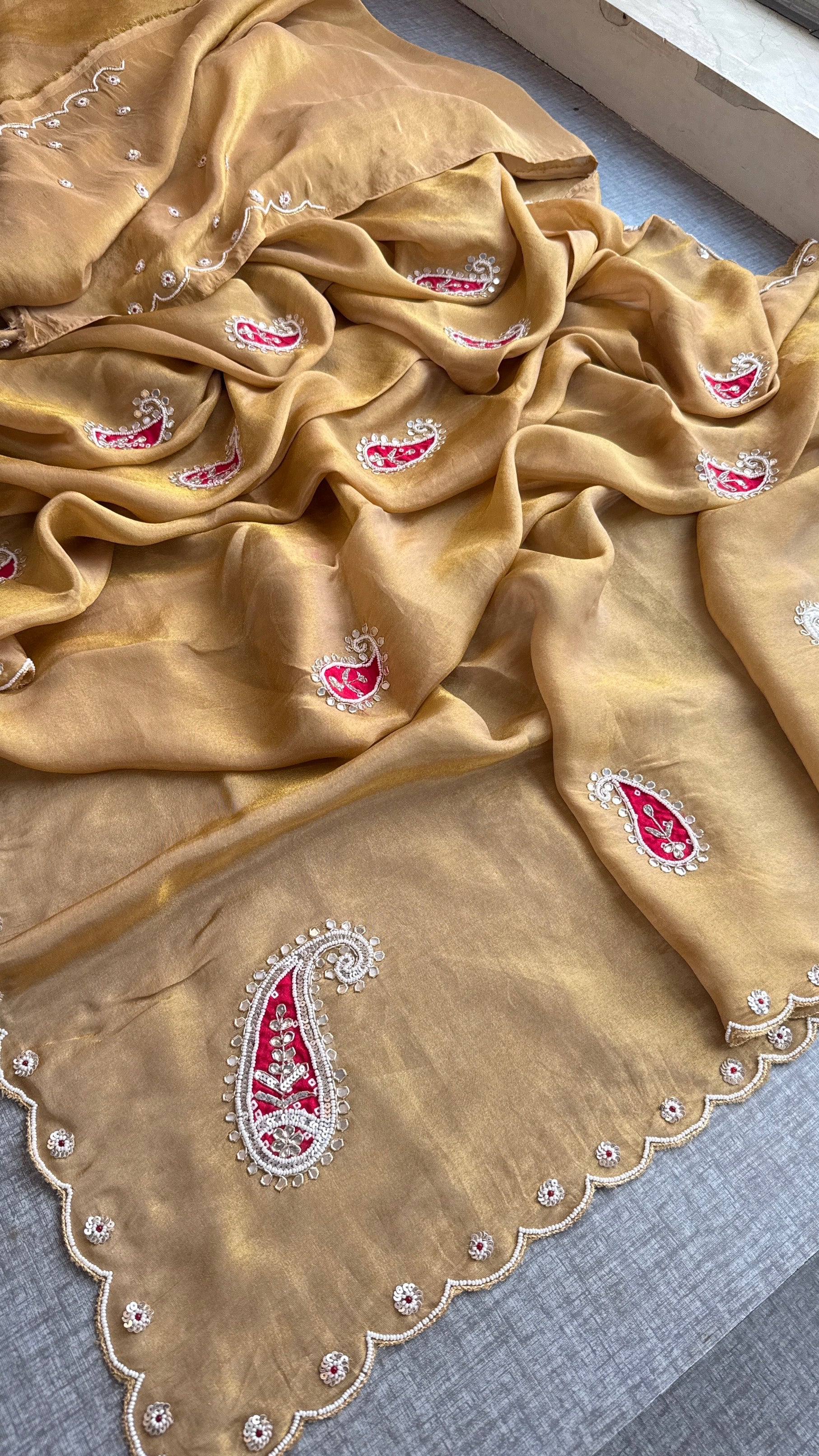 Ethereal Elegance in Cosmo Silk by Nimbari Jaipur