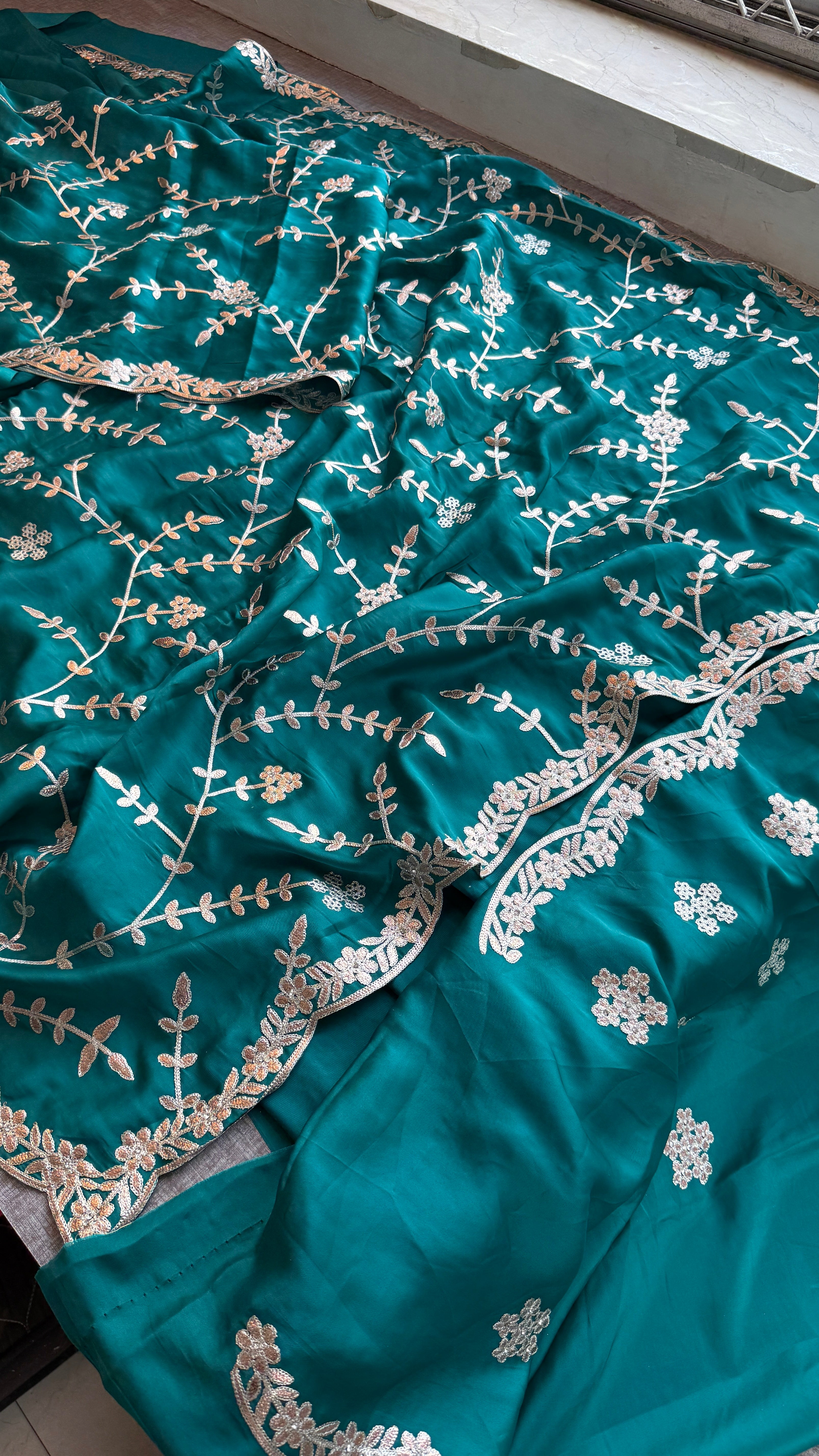 Pure Satin Silk Saree