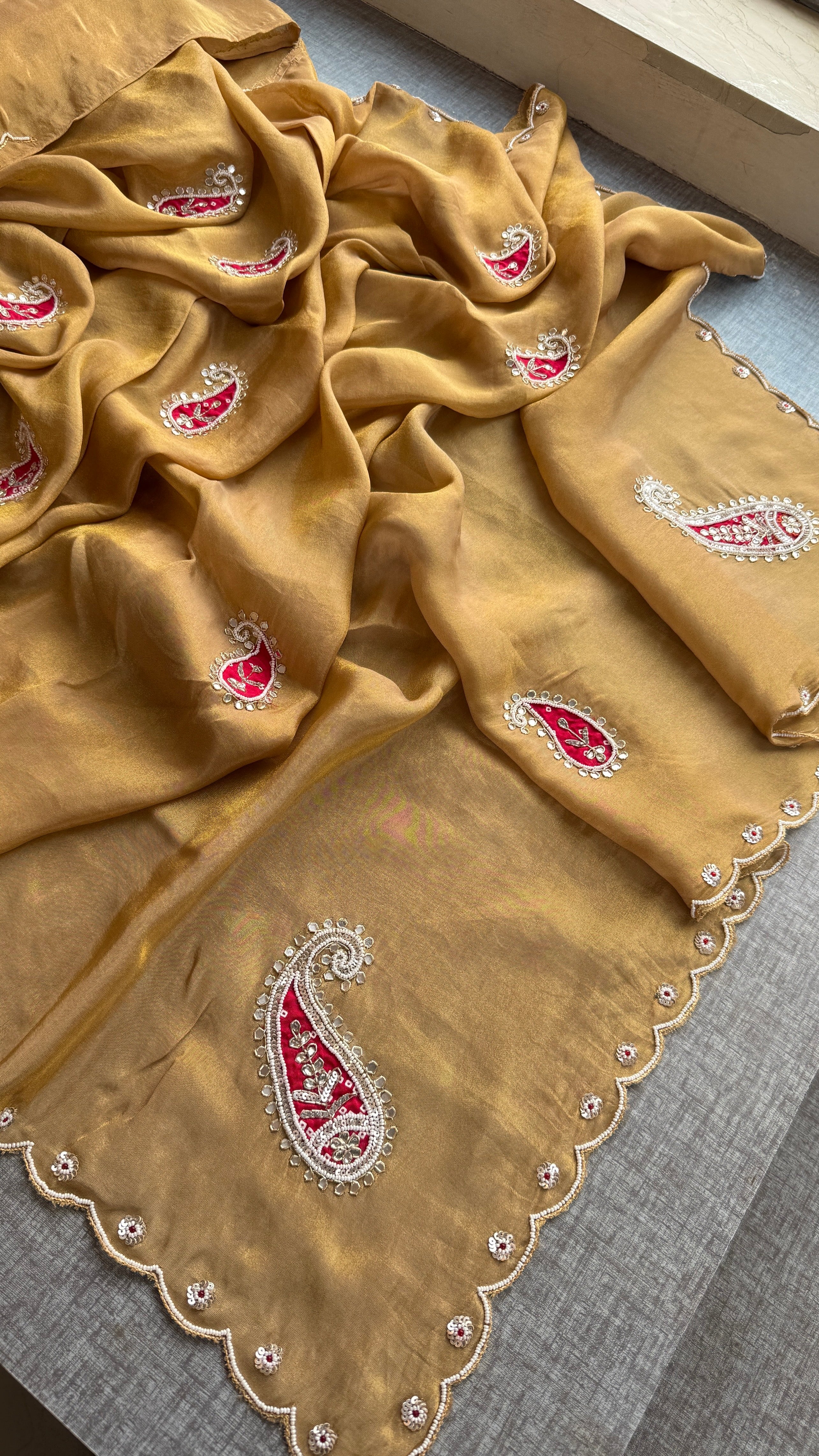 Ethereal Elegance in Cosmo Silk by Nimbari Jaipur