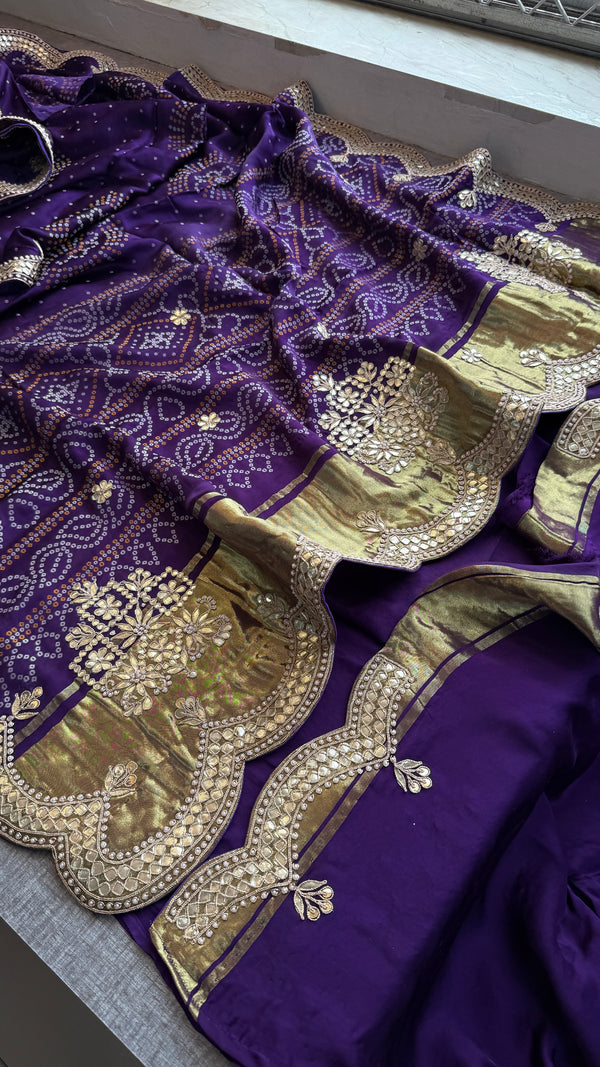 Modal Gajji Satin Silk