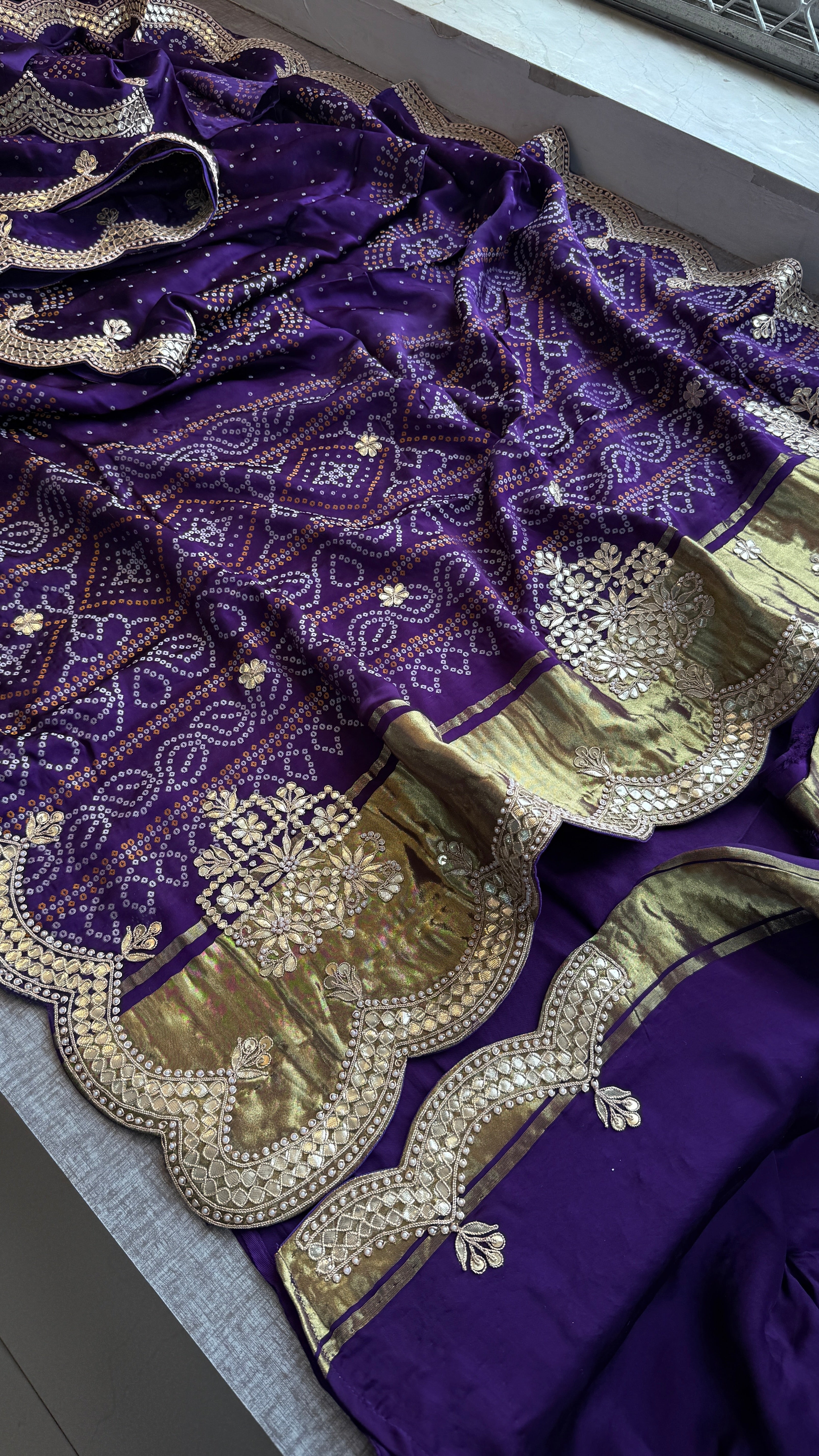 Modal Gajji Satin Silk