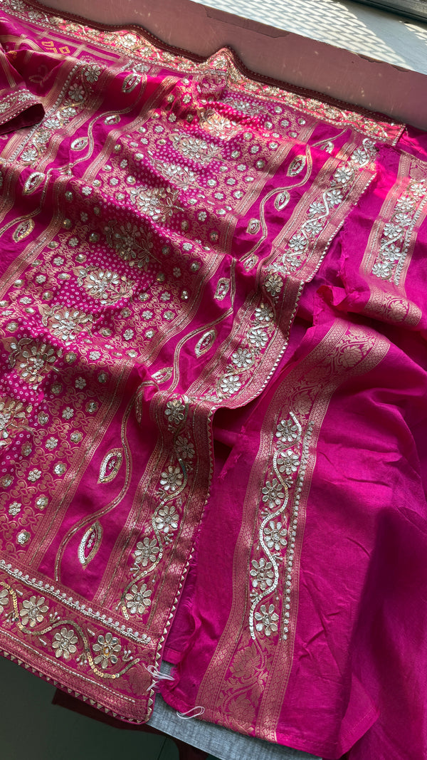 Pure Soft Munga Silk banarasi saree