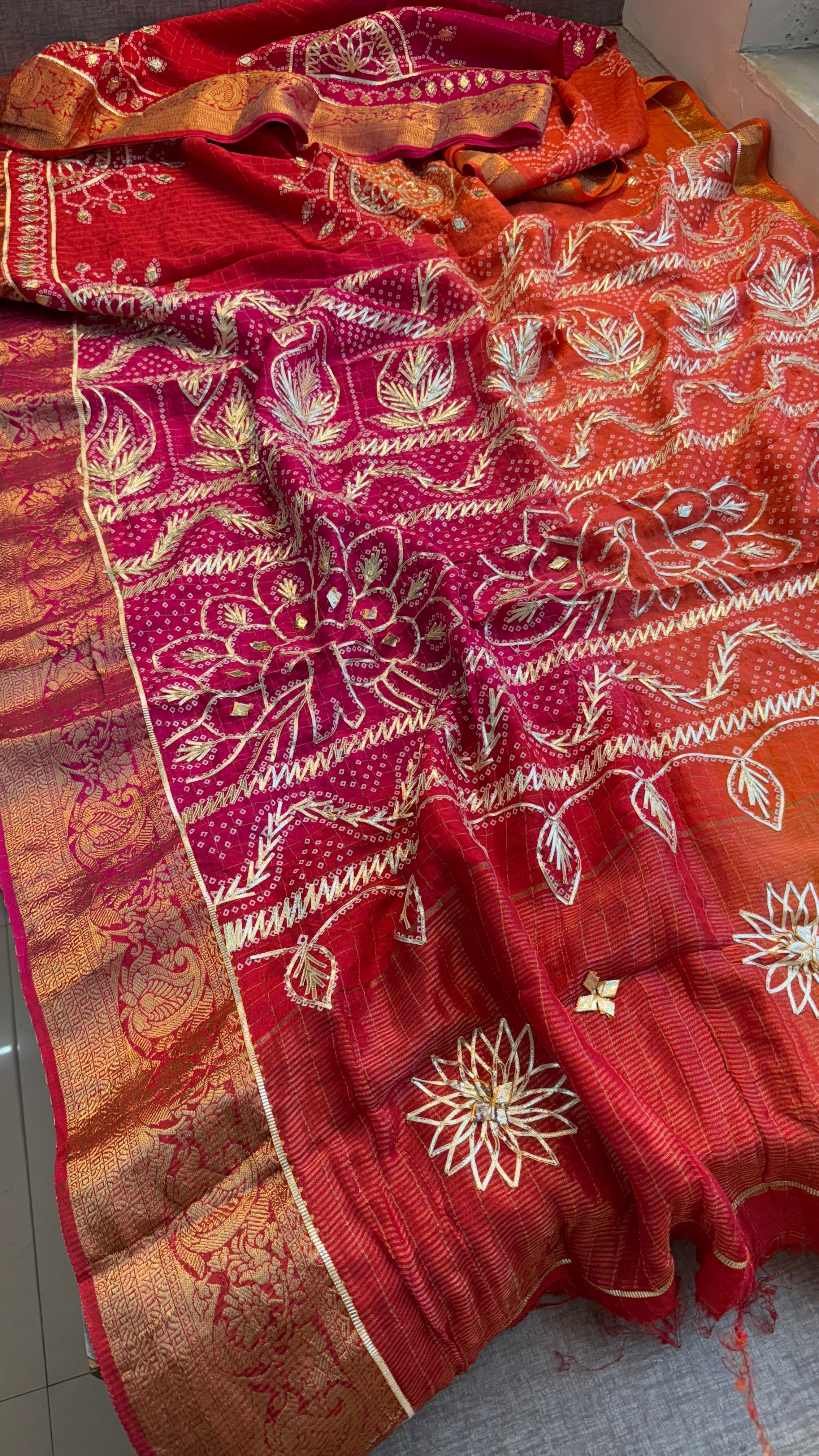 Pure Munga Silk Checks Banarasi Weaving