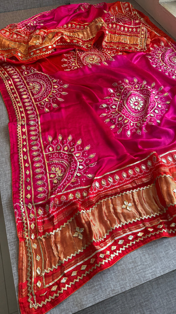 Pure Gajji Silk  Dupatta
