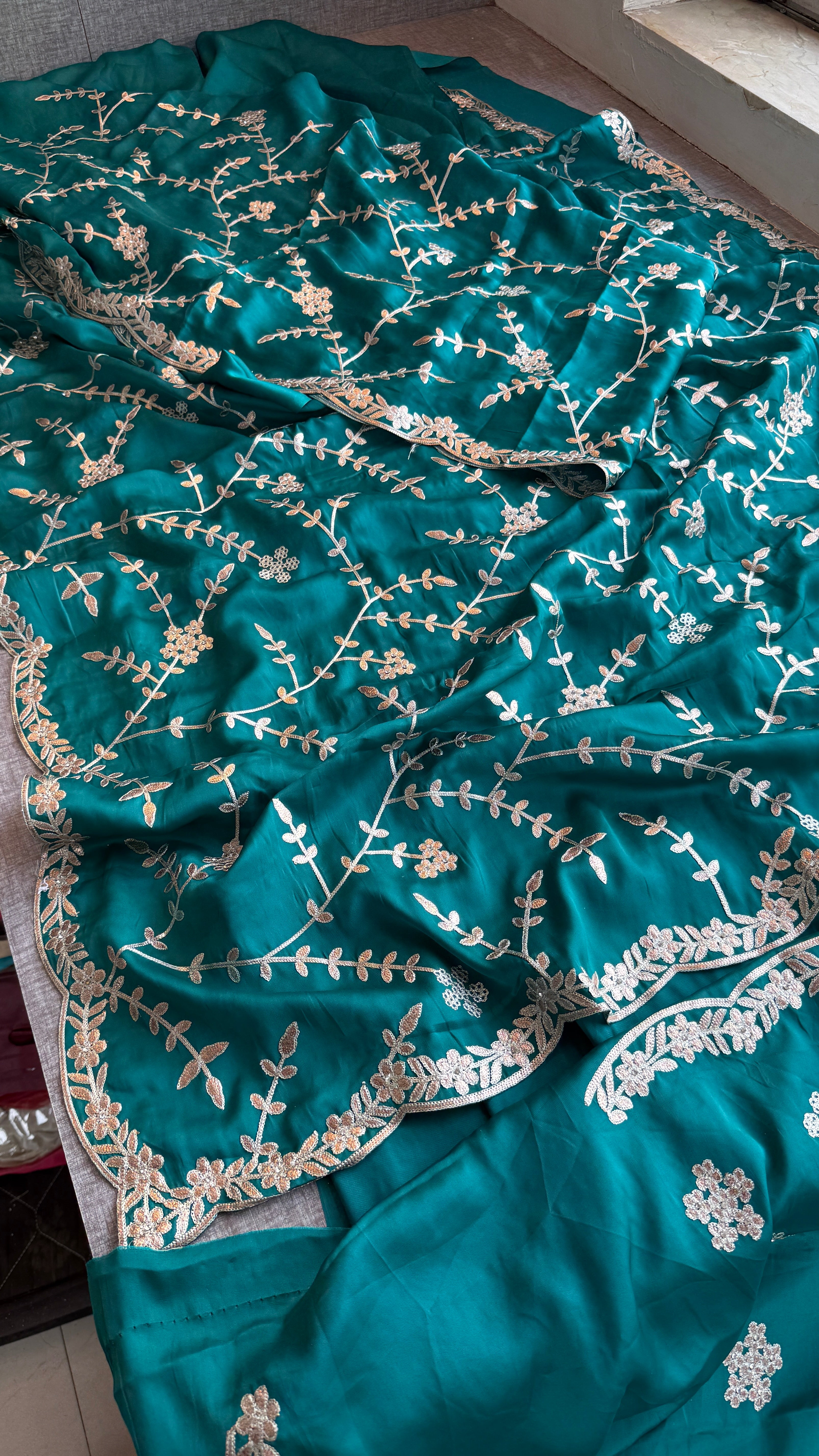Pure Satin Silk Saree
