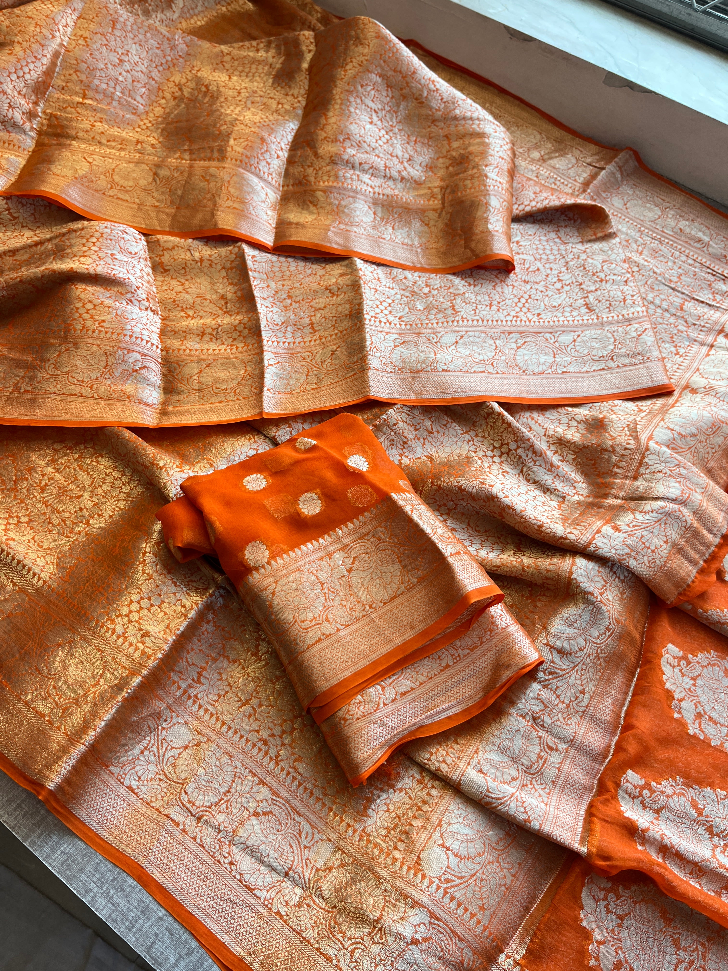 Pure Khaddi Georgette Saree
