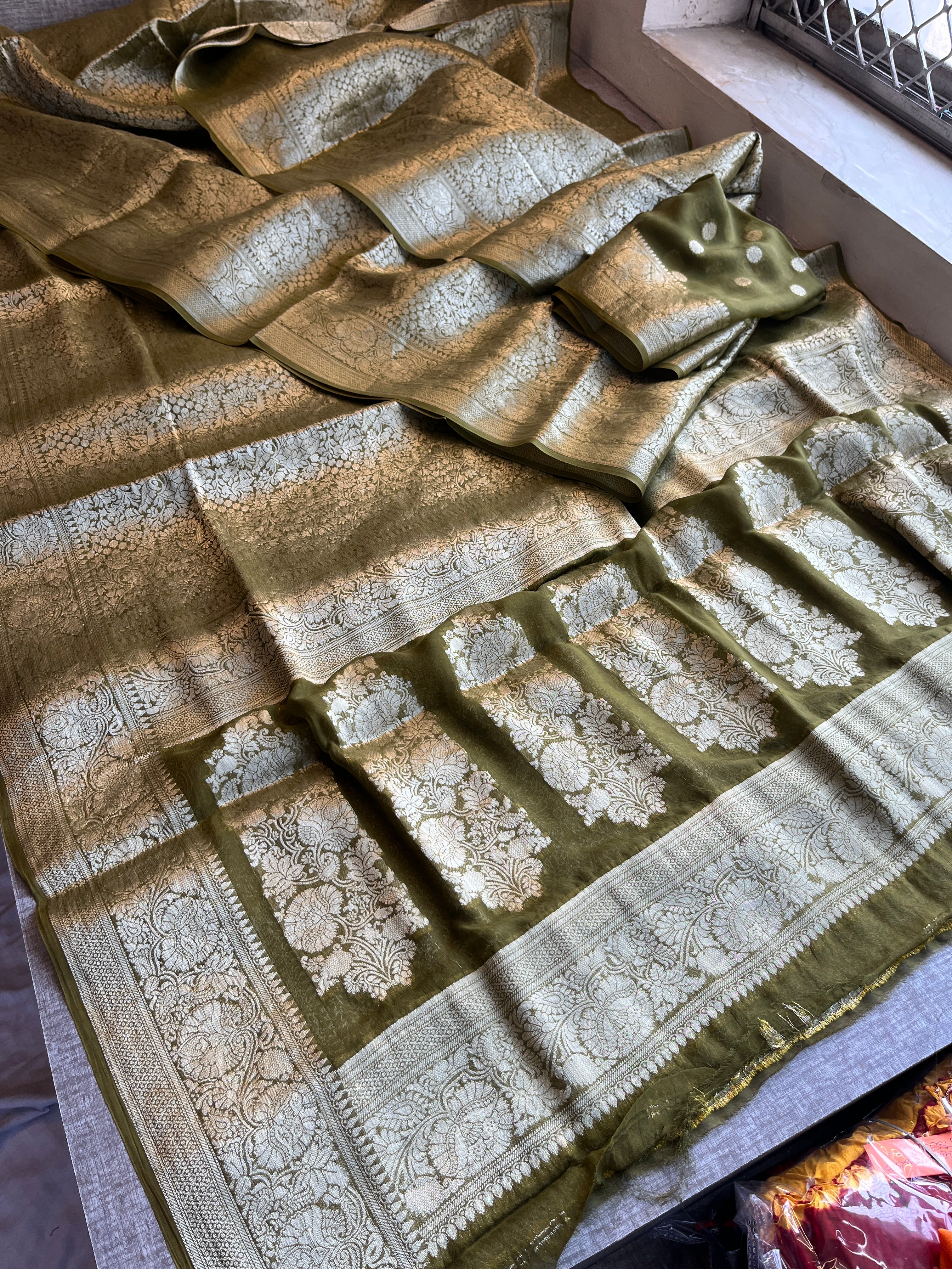 Pure Khaddi Georgette Saree