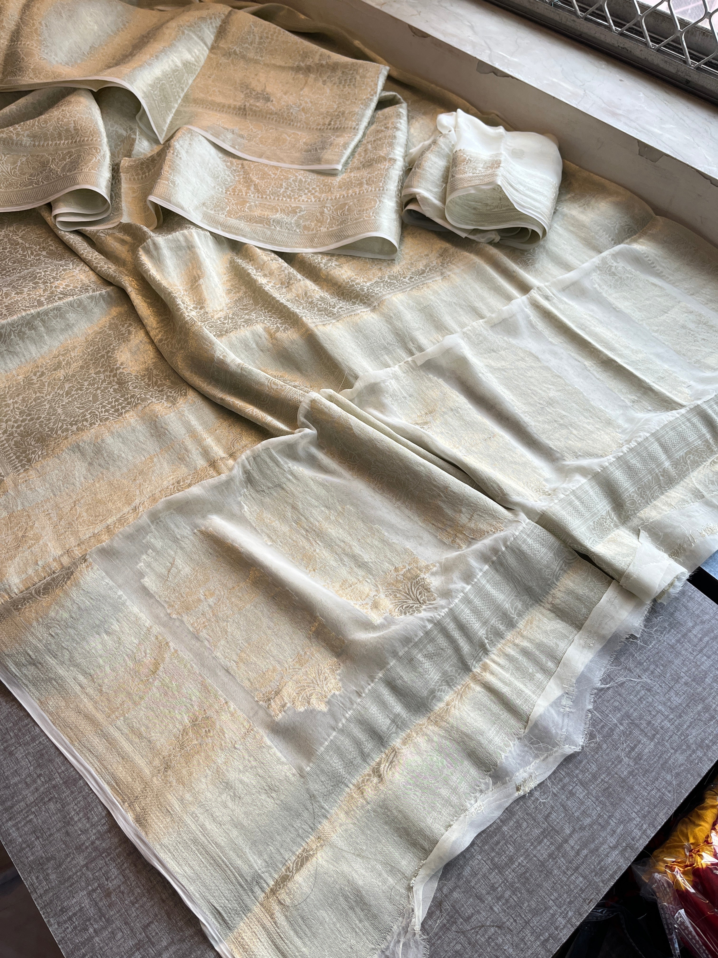 Pure Khaddi Georgette Saree