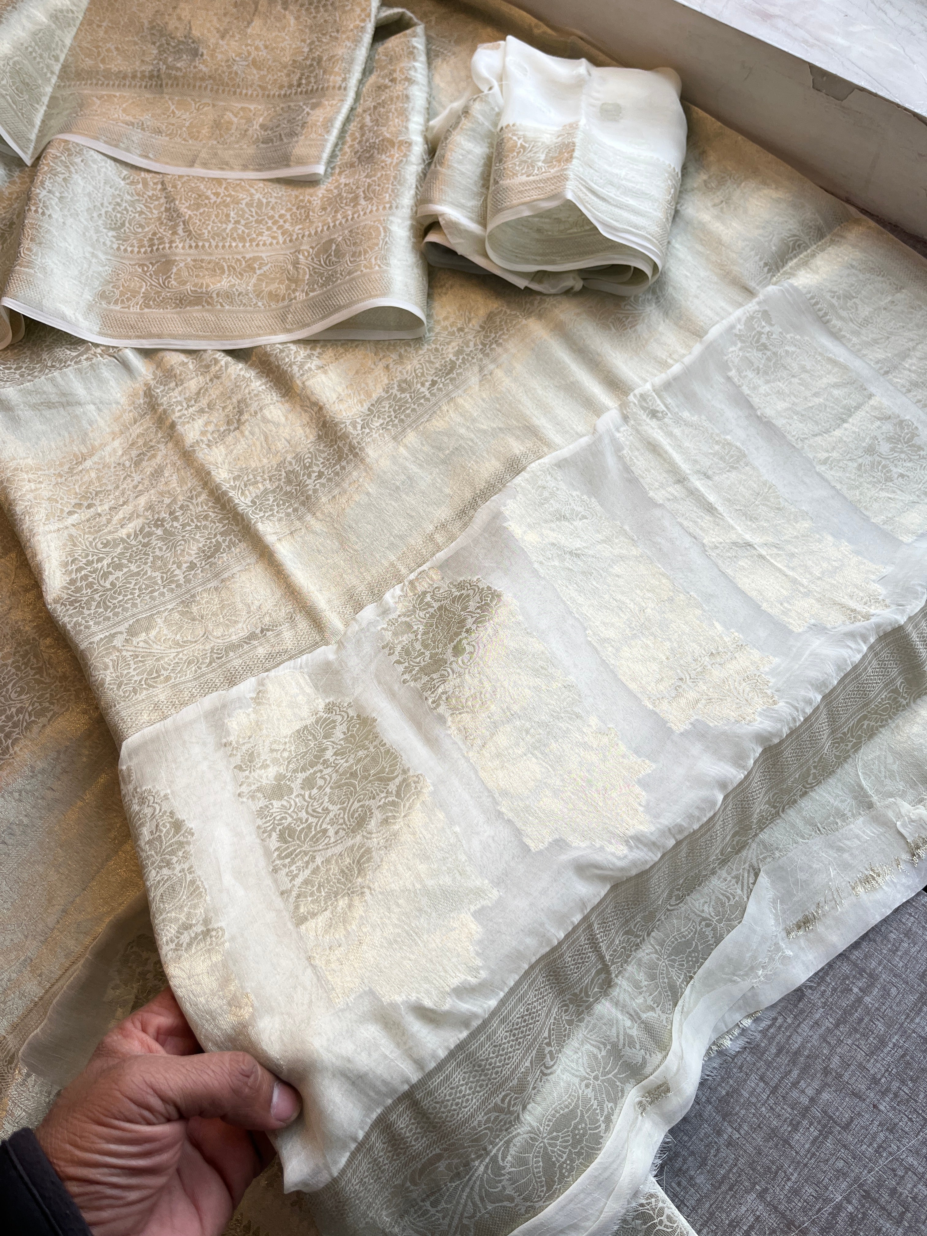 Pure Khaddi Georgette Saree