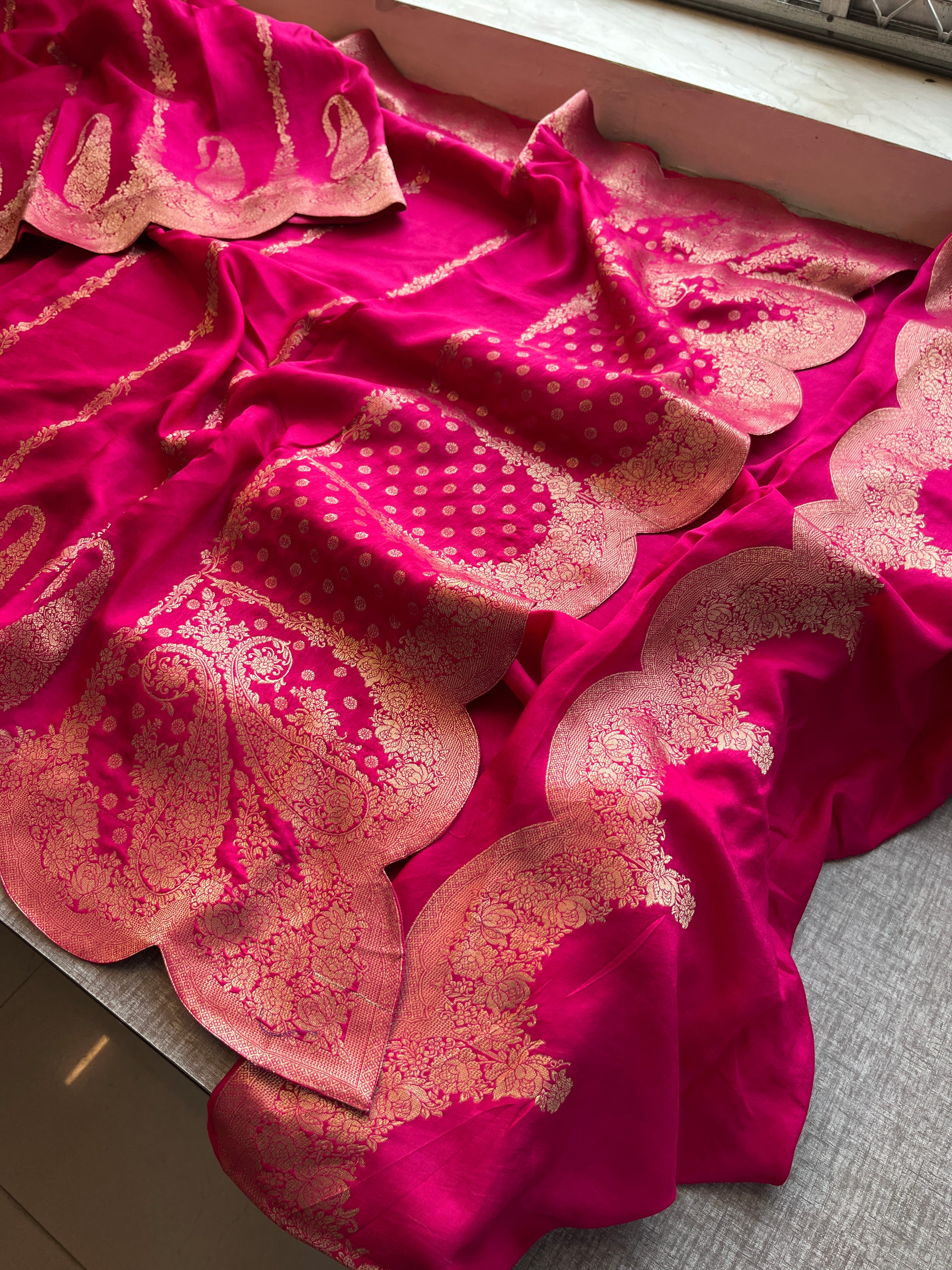 Munga Silk Banarasi Saree