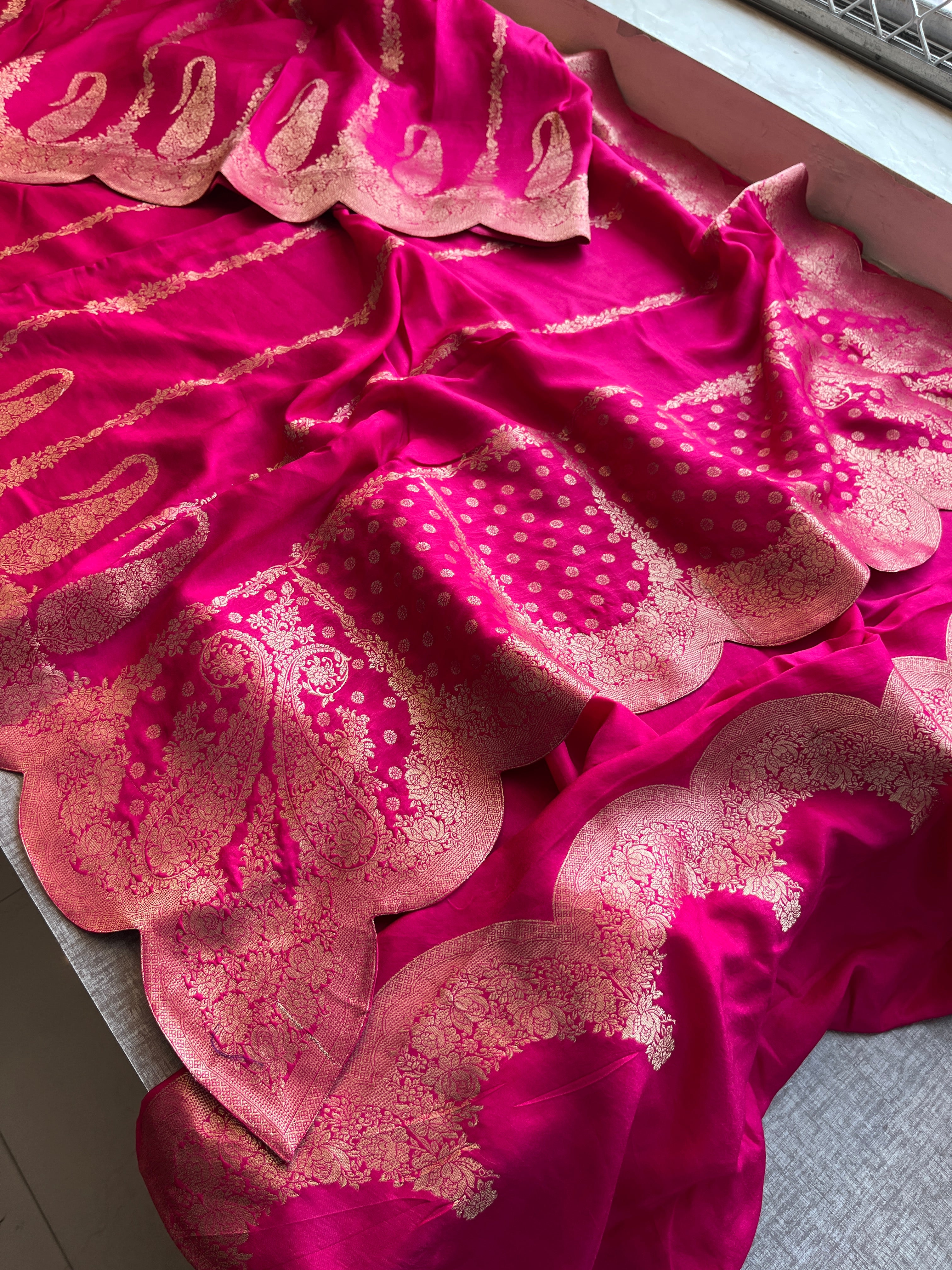 Munga Silk Banarasi Saree