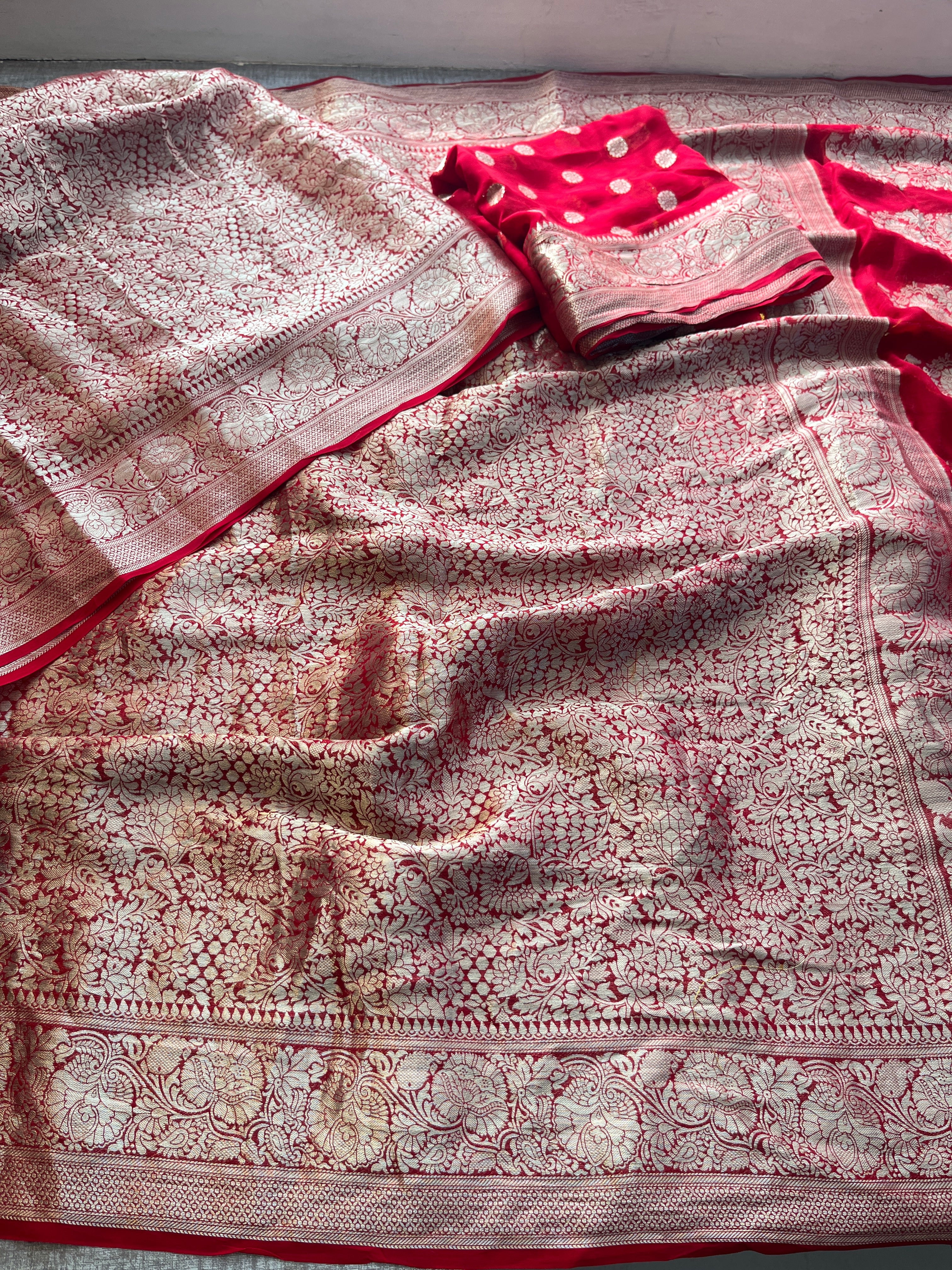 Pure Khaddi Georgette Saree