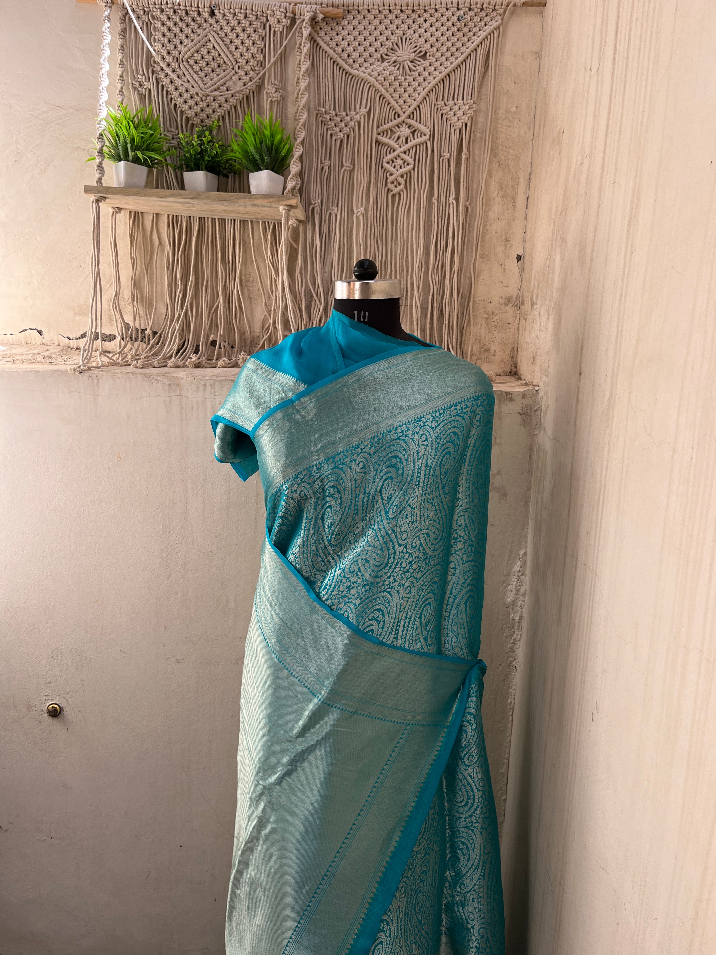 Pure Khaddi Georgette Saree
