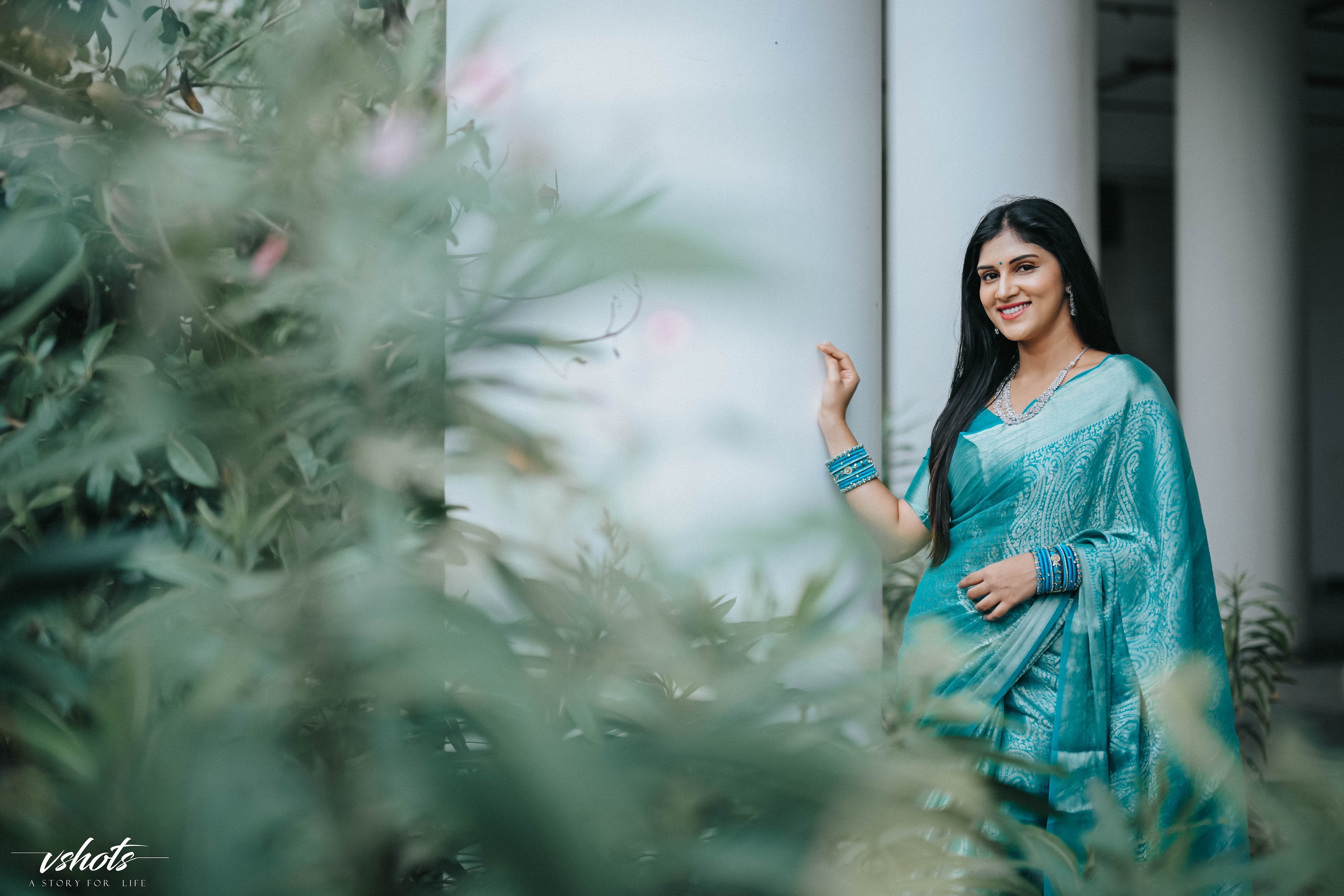 Pure Khaddi Georgette Saree With Banarasi Weaving