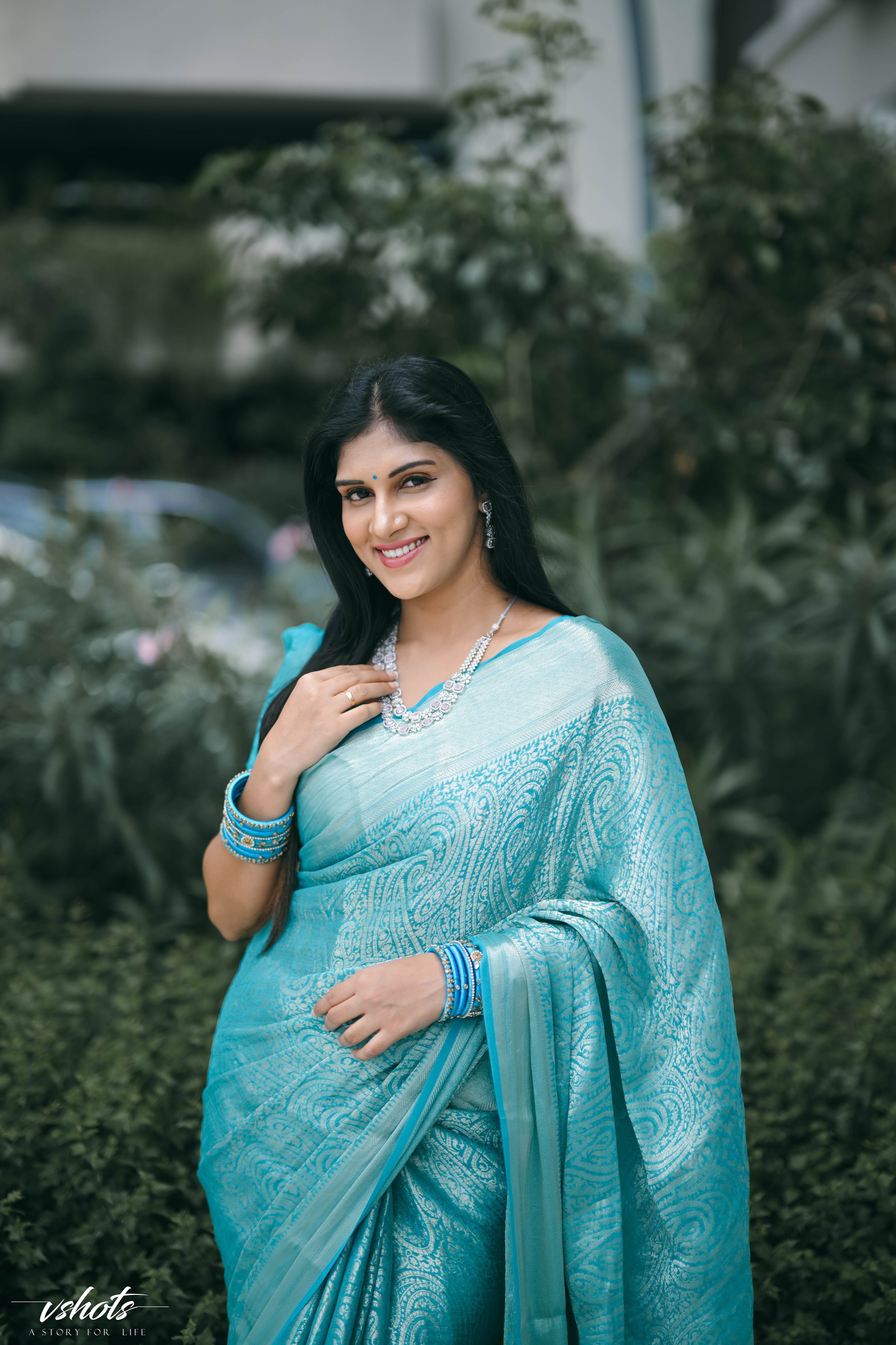 Pure Khaddi Georgette Saree With Banarasi Weaving