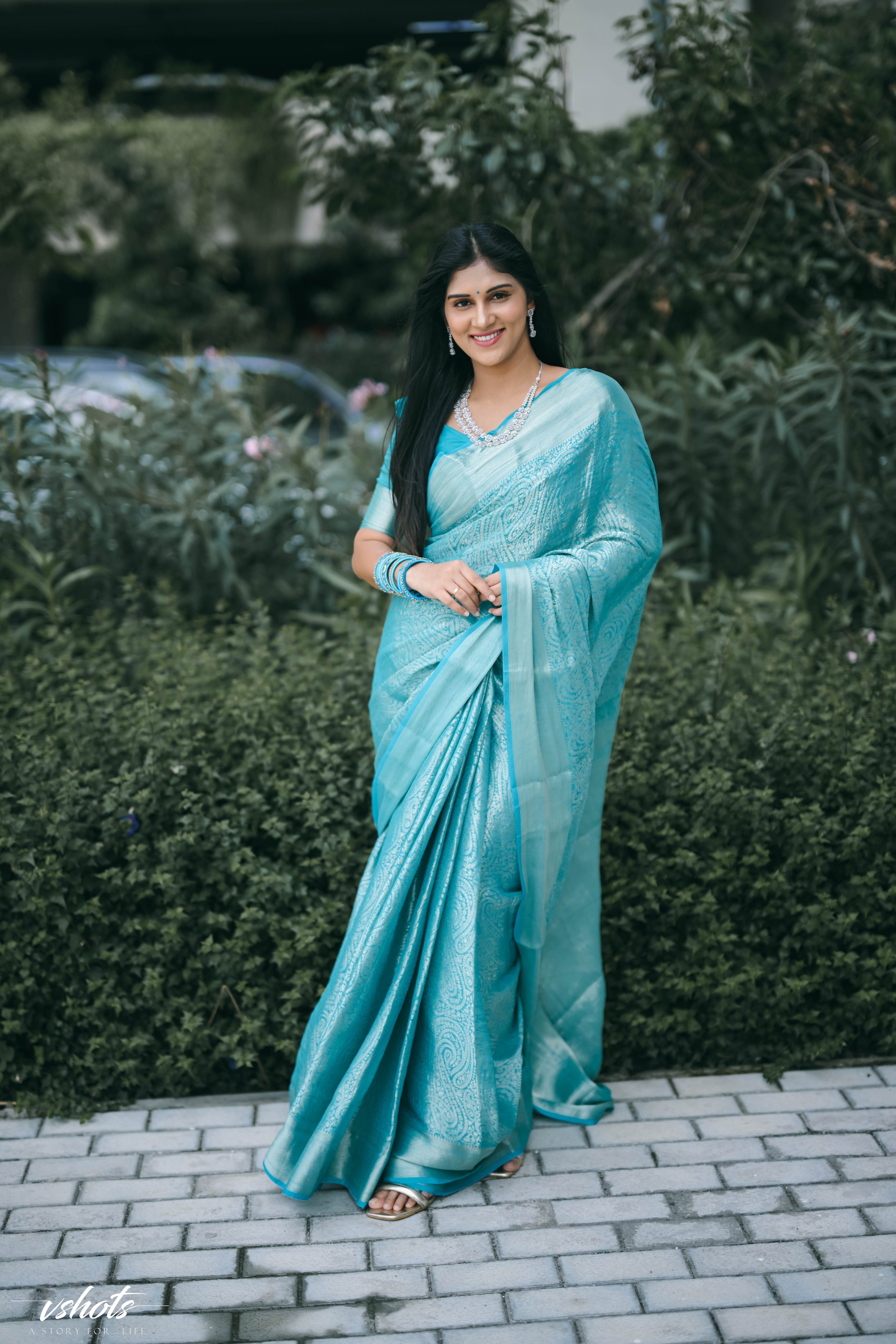 Pure Khaddi Georgette Saree With Banarasi Weaving