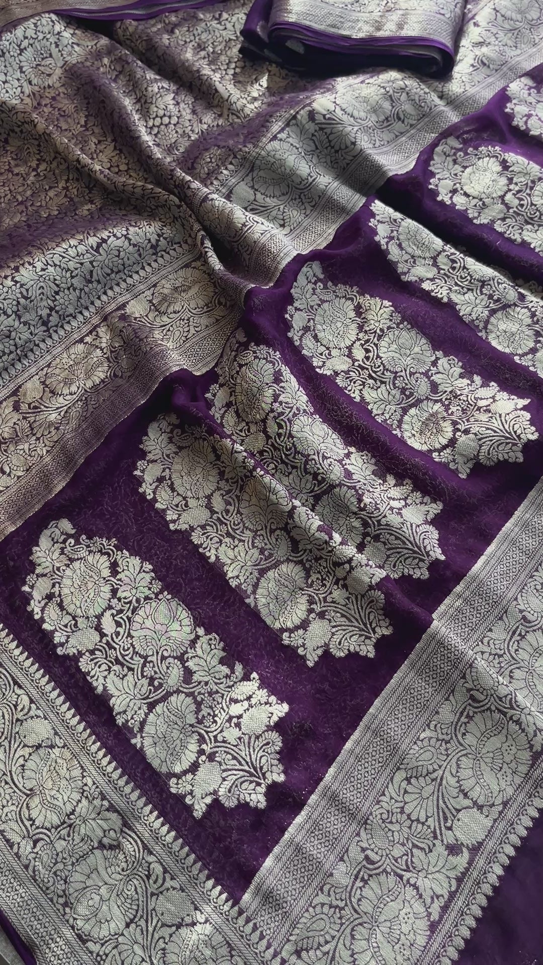 Pure Khaddi Georgette Saree