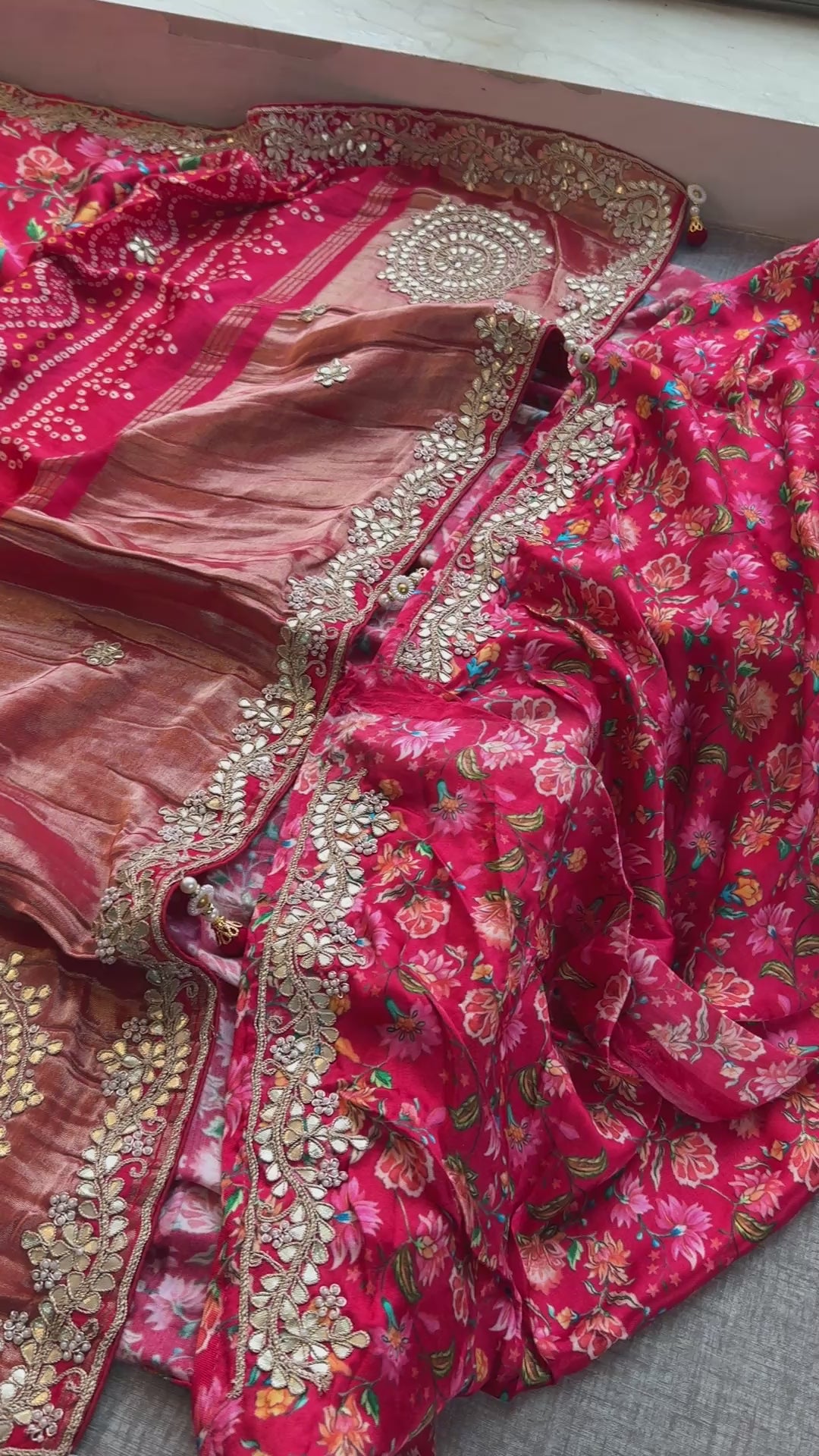 Pure Gajji silk Banarasi Weaving